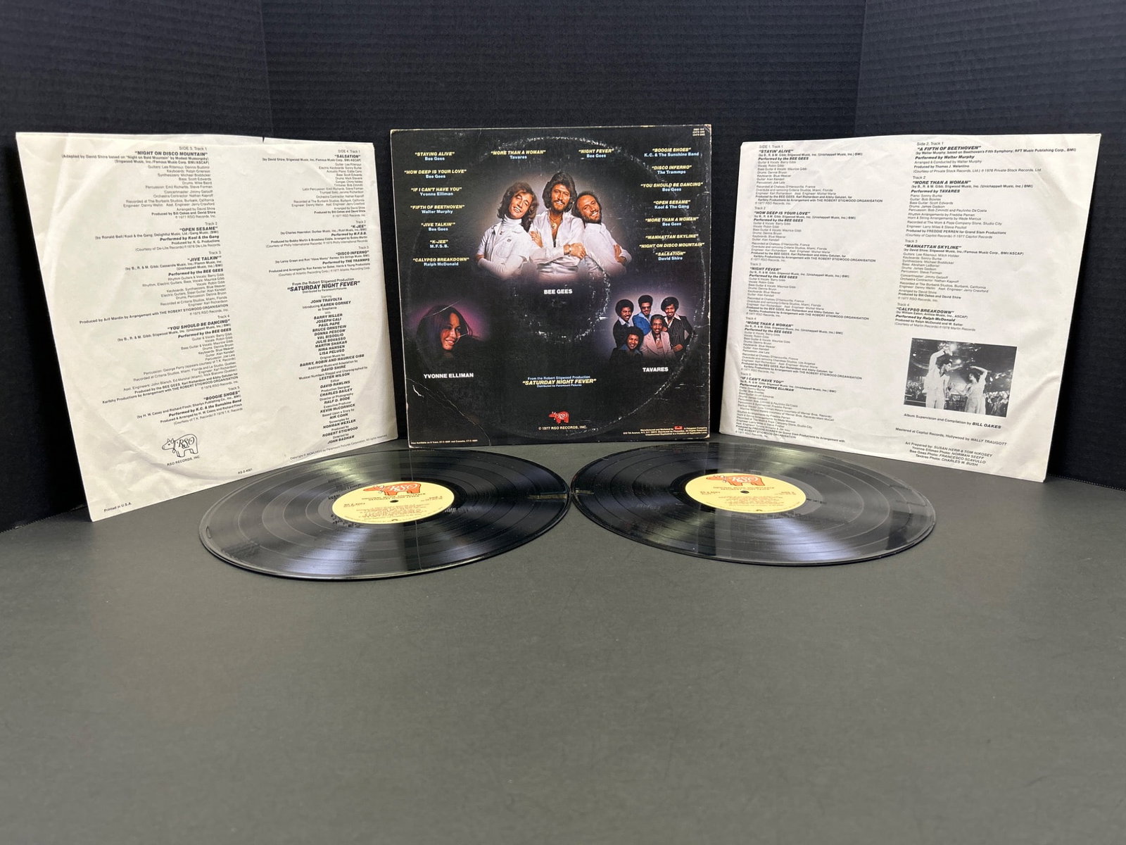 Saturday Night Fever Soundtrack Double LP Vinyl Record Set - 2