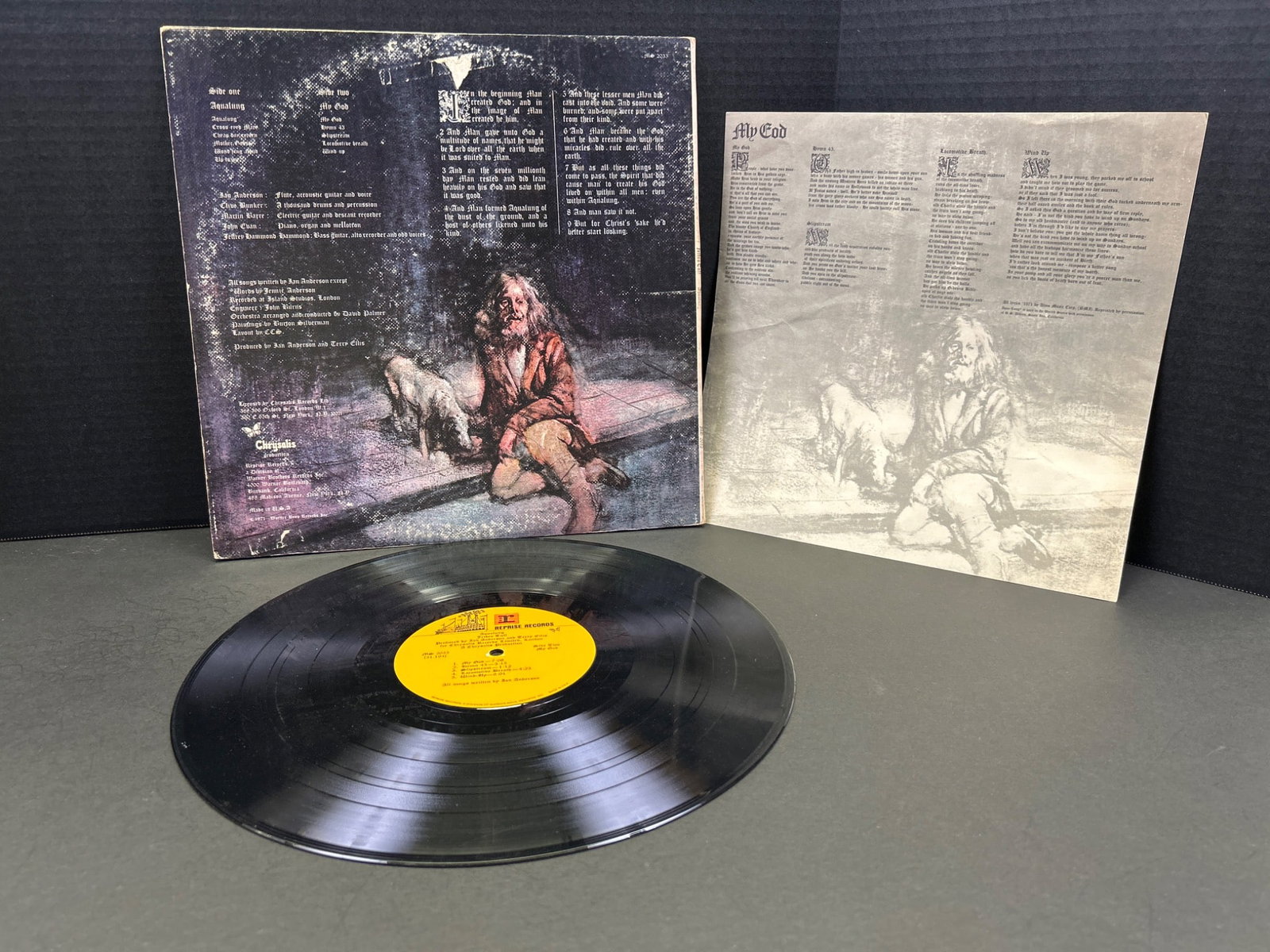 Jethro Tull Aqualung Album, Vinyl LP, Reprise RS 64501, 1971 - 2