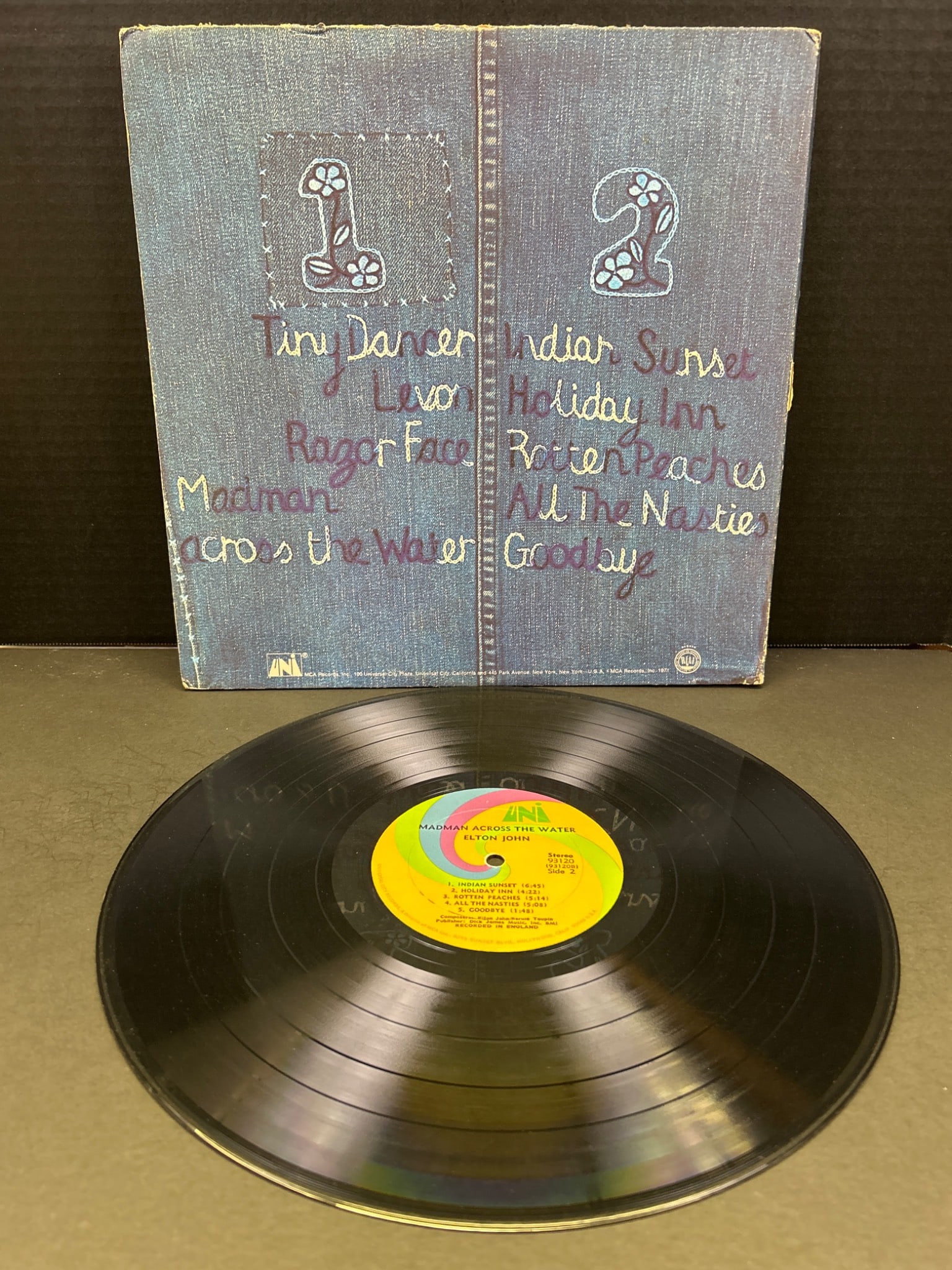 Elton John 'Madman Across the Water' Vinyl LP Album, 1971 - 2