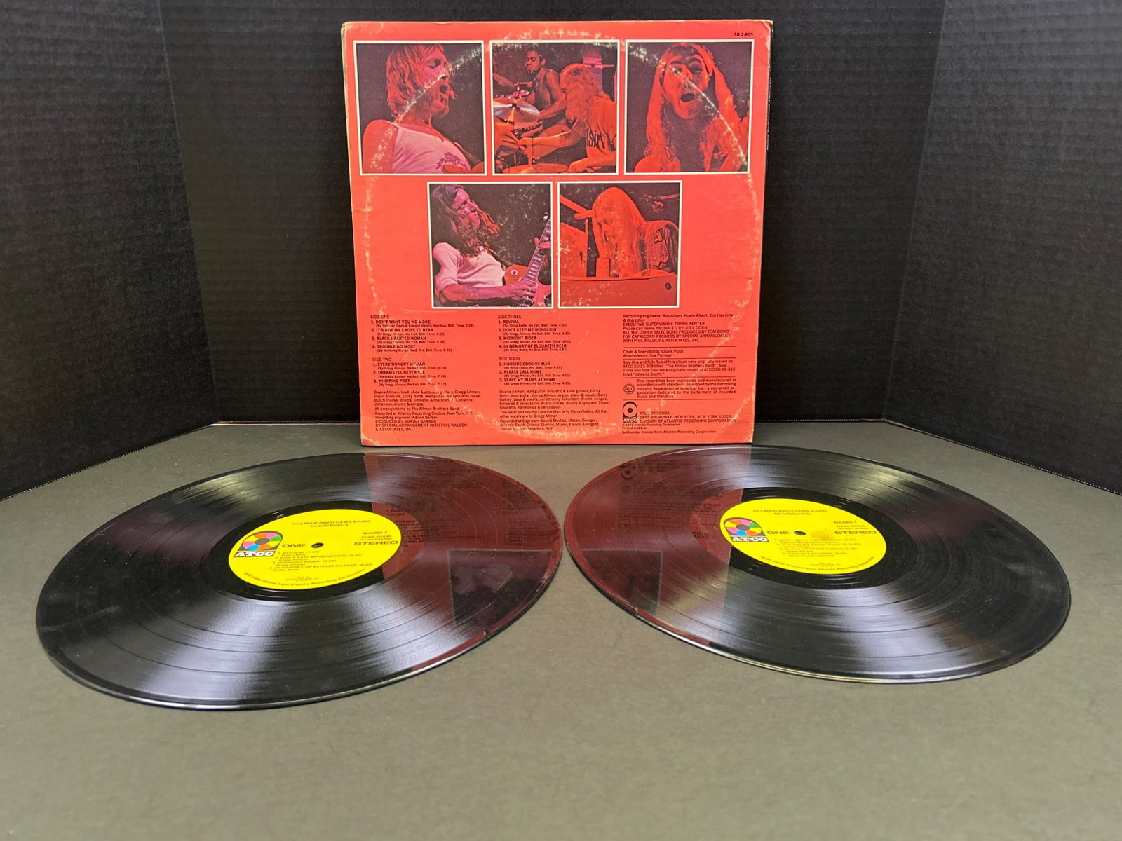 Allman Brothers Band 'Beginnings' LP Record Set (Capricorn 2CX 0132, 1973) - 2
