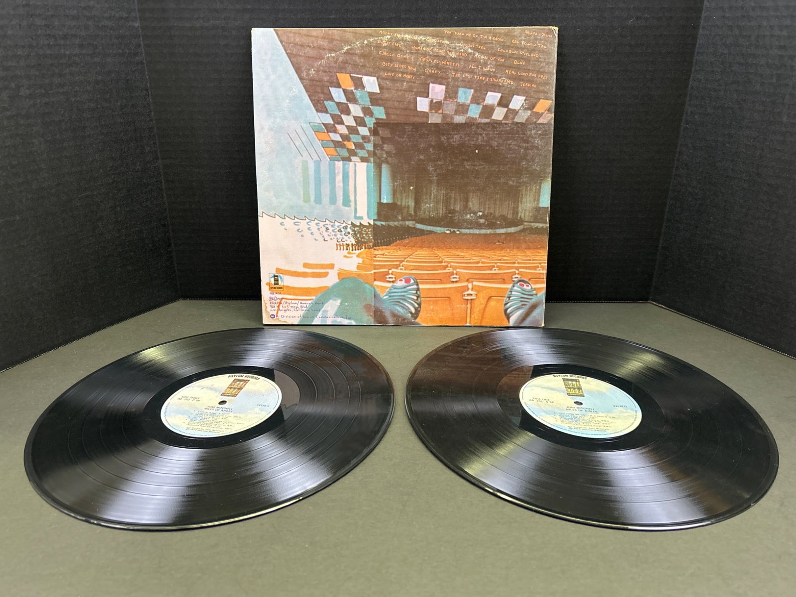 Joni Mitchell - Miles of Aisles Double Vinyl Album with Gatefold Cover - 2