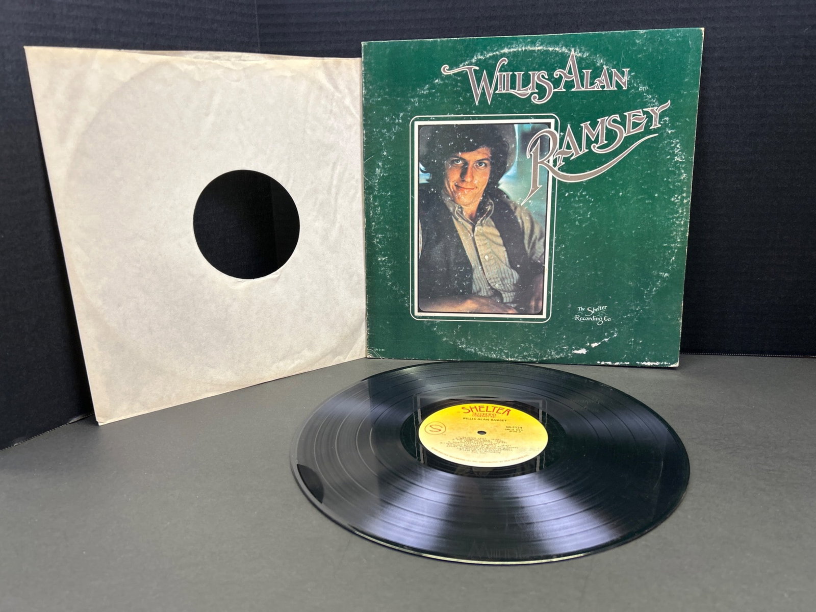 Willis Alan Ramsey Self-Titled Vinyl Record, 1972, by Shelter Records (1 of 2)
