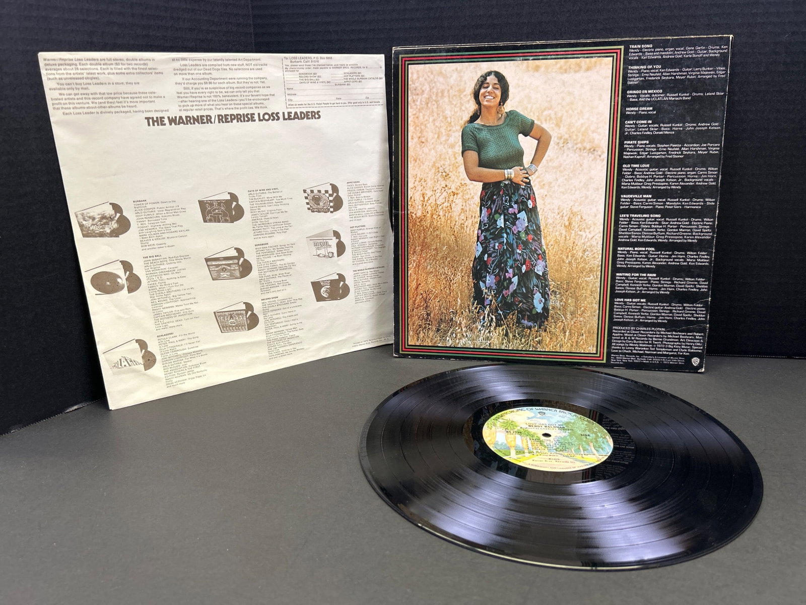 Wendy Waldman Vinyl LP Record 'Love Has Got Me' by Warner Bros., 1973 - 2