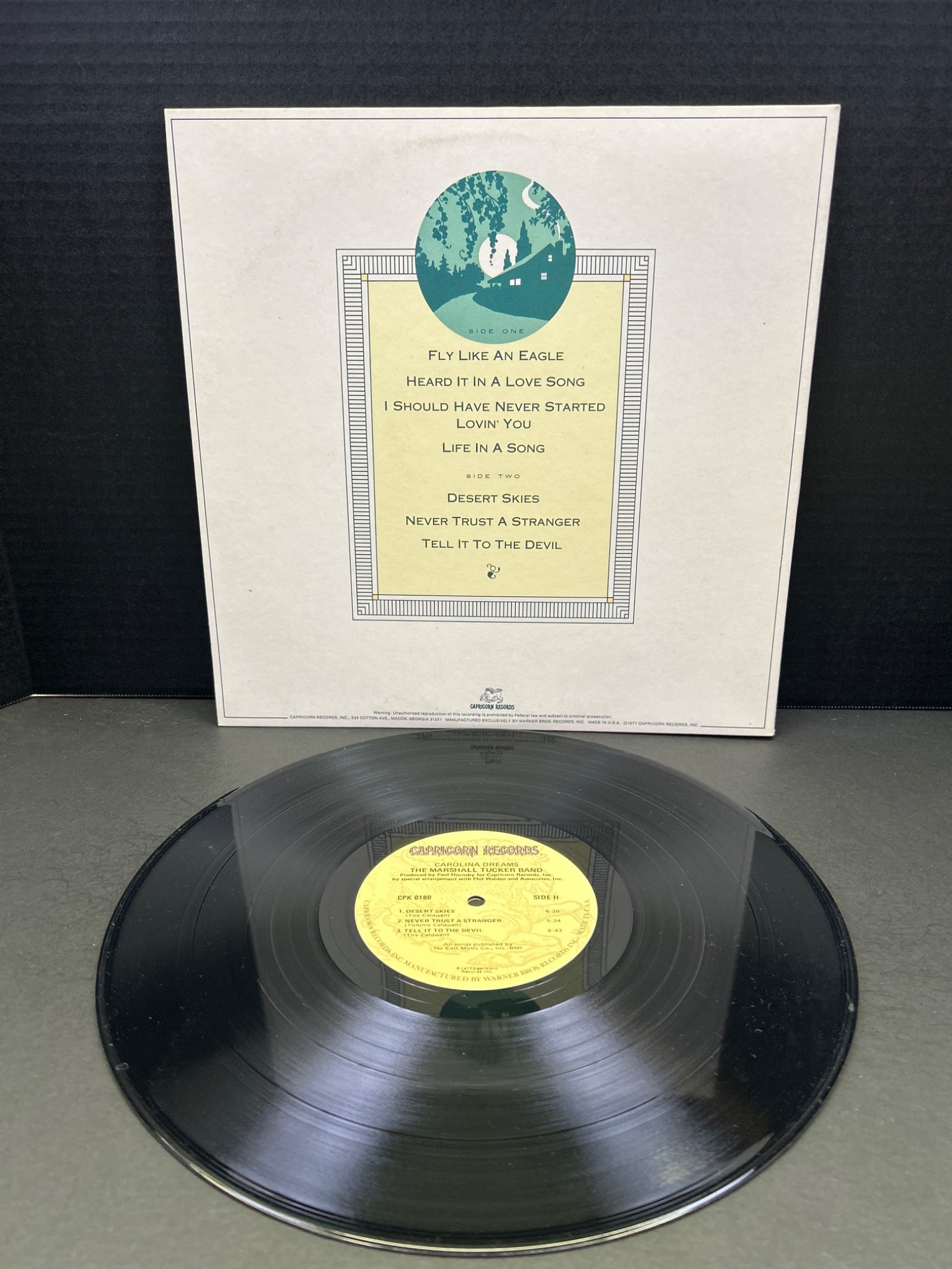 The Marshall Tucker Band A New Life Vinyl LP Album, Capricorn Records - 2