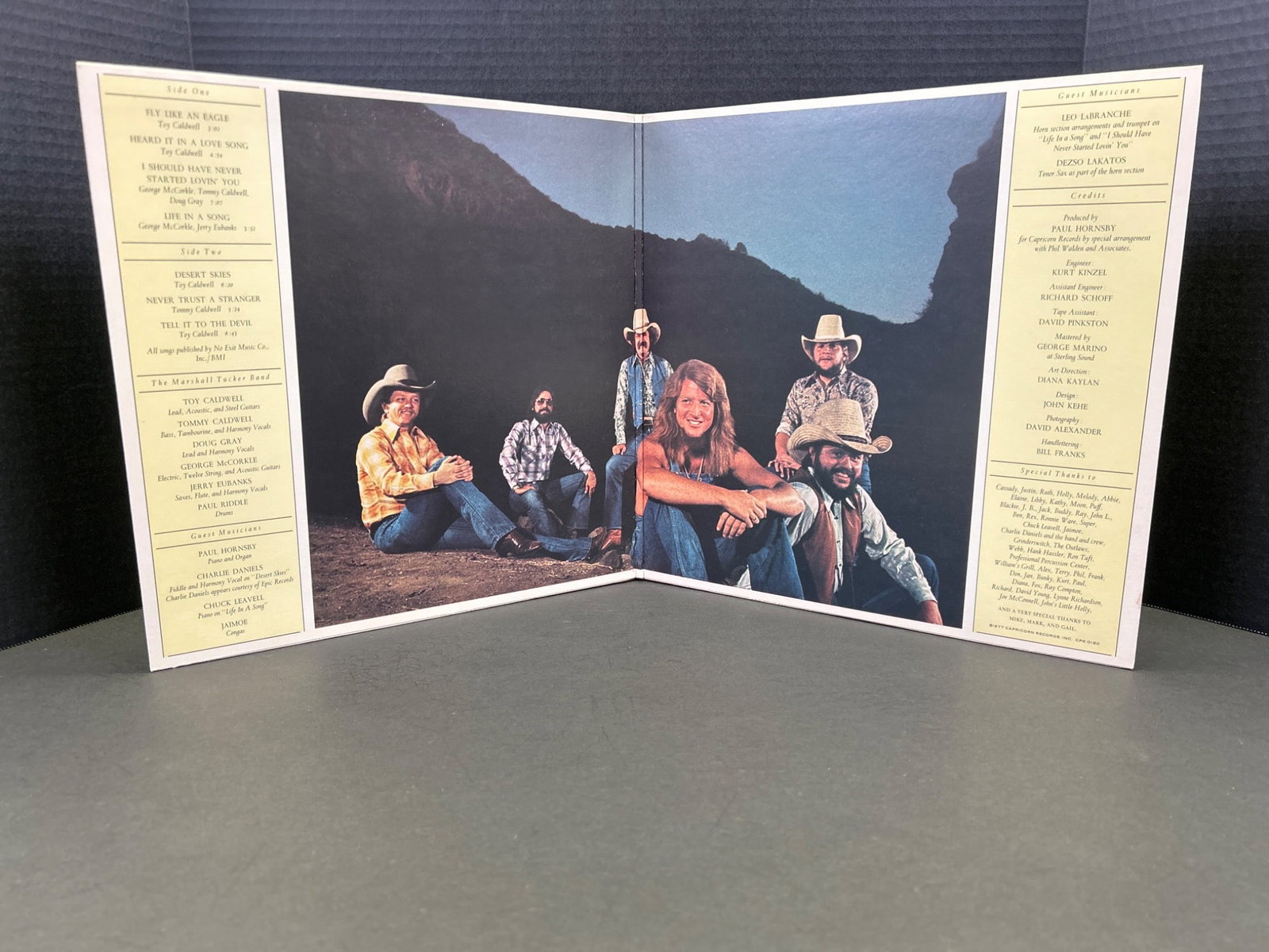 The Marshall Tucker Band A New Life Vinyl LP Album, Capricorn Records - 3
