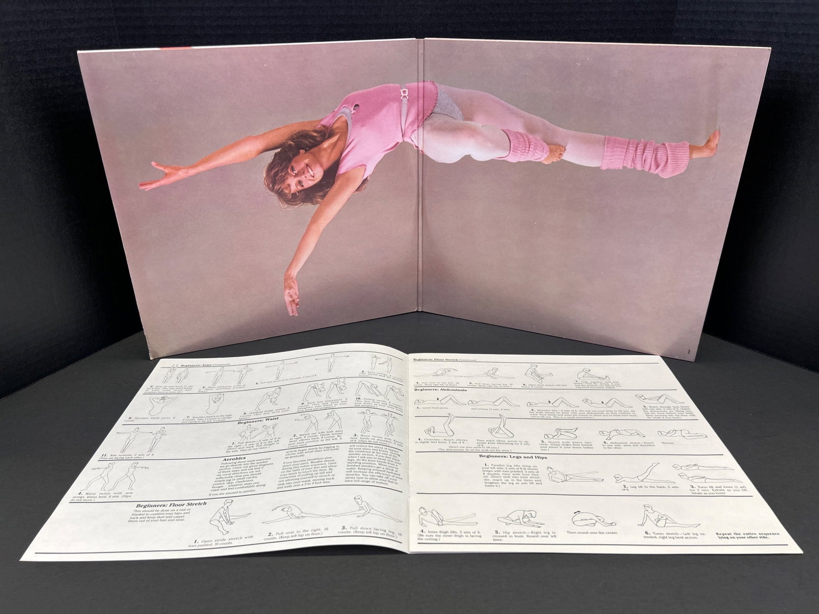 Jane Fonda's Workout Record Vinyl LP Set With Instruction Booklet - 3