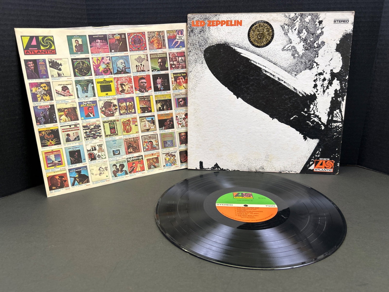 Led Zeppelin Self-Titled Debut Vinyl LP - Atlantic 1969 Release (1 of 2)