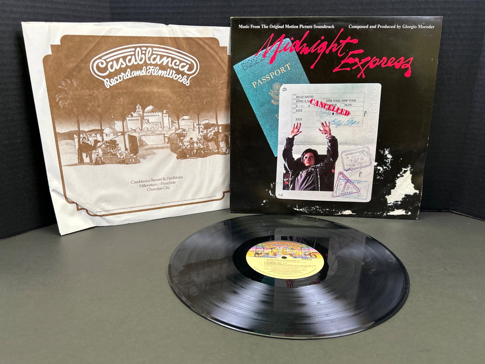 Midnight Express Original Soundtrack Vinyl LP by Giorgio Moroder (1 of 2)