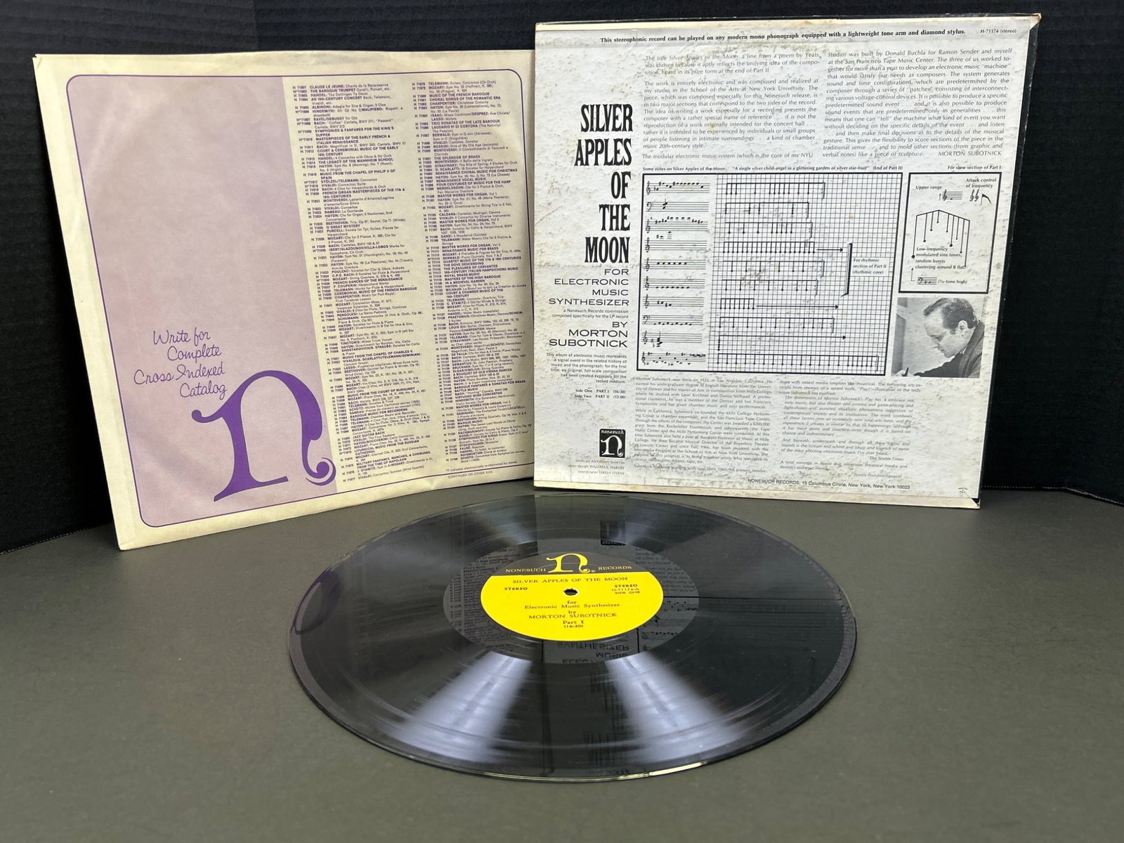 Silver Apples of the Moon Vinyl Record by Morton Subotnick, 1967 First Pressing - 2
