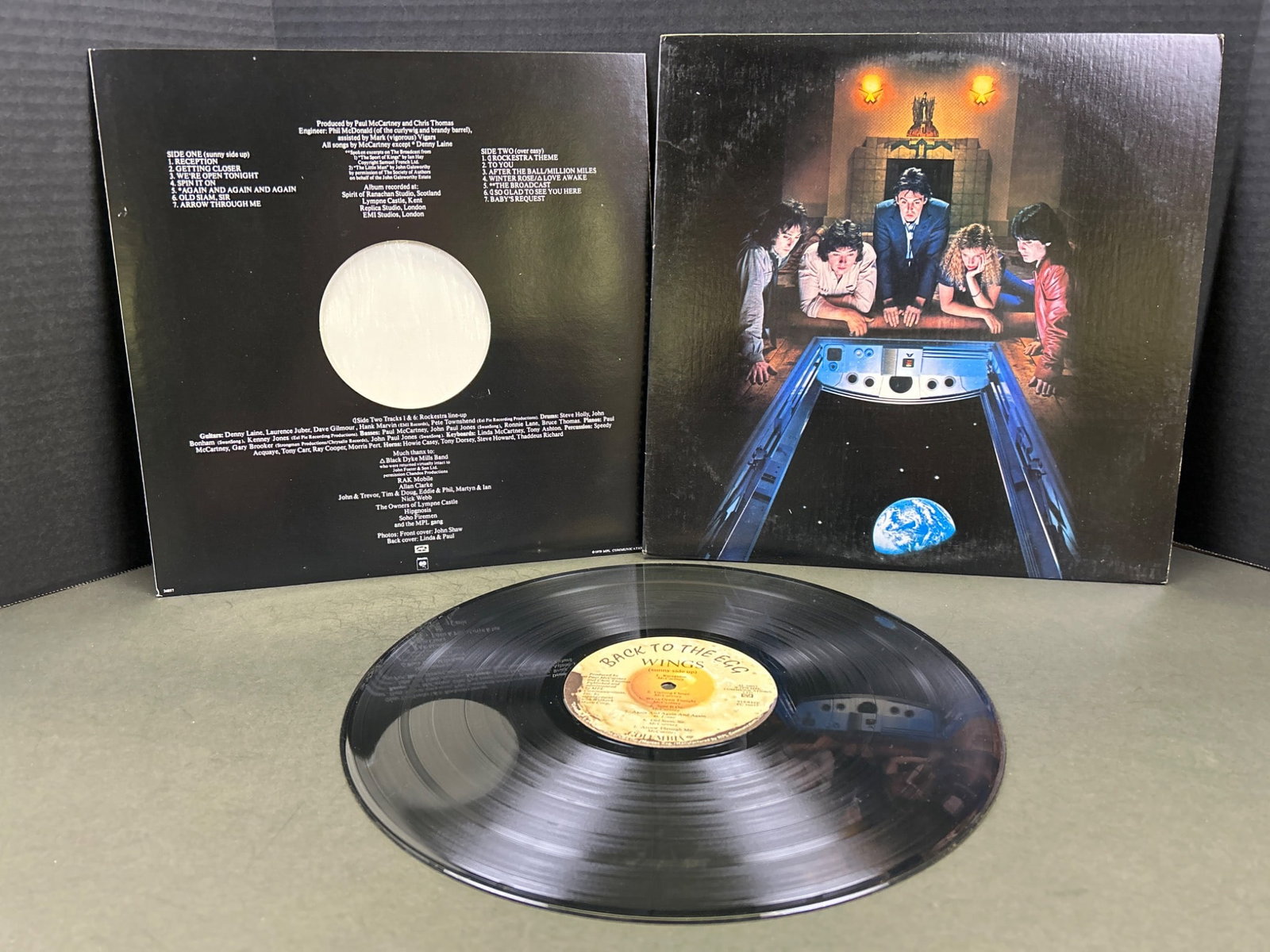 Wings Back To The Egg album With Sleeves Featuring Cover Art and Lyrics (1 of 4)
