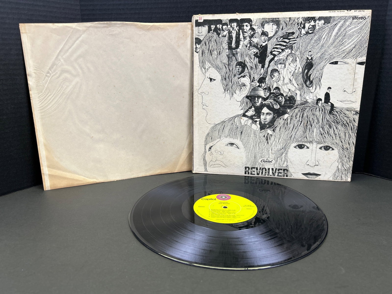 Original Revolver Vinyl LP, Parlophone PCS 7009, Stereo, Circa 1966 (1 of 3)