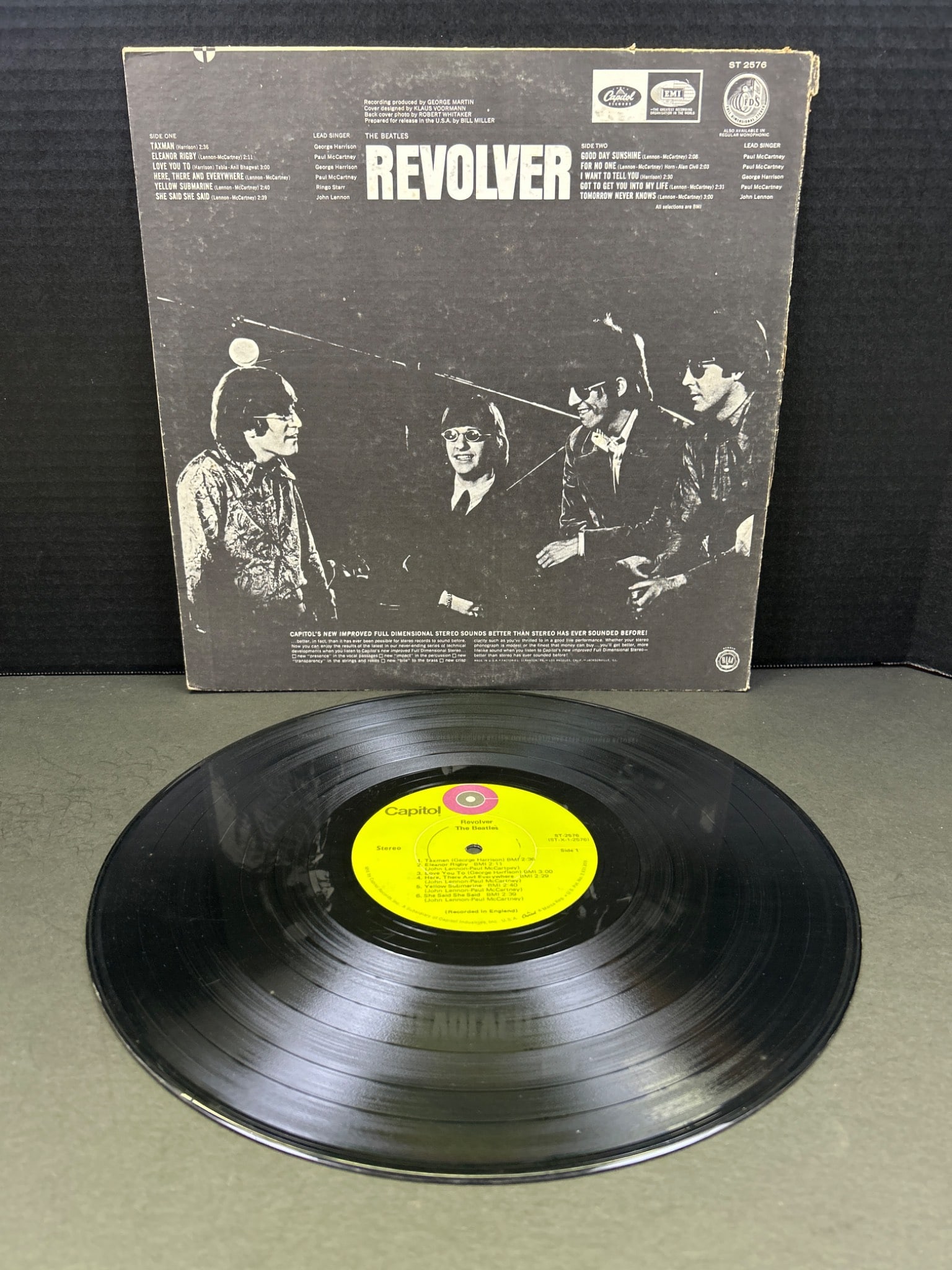 Original Revolver Vinyl LP, Parlophone PCS 7009, Stereo, Circa 1966 - 2