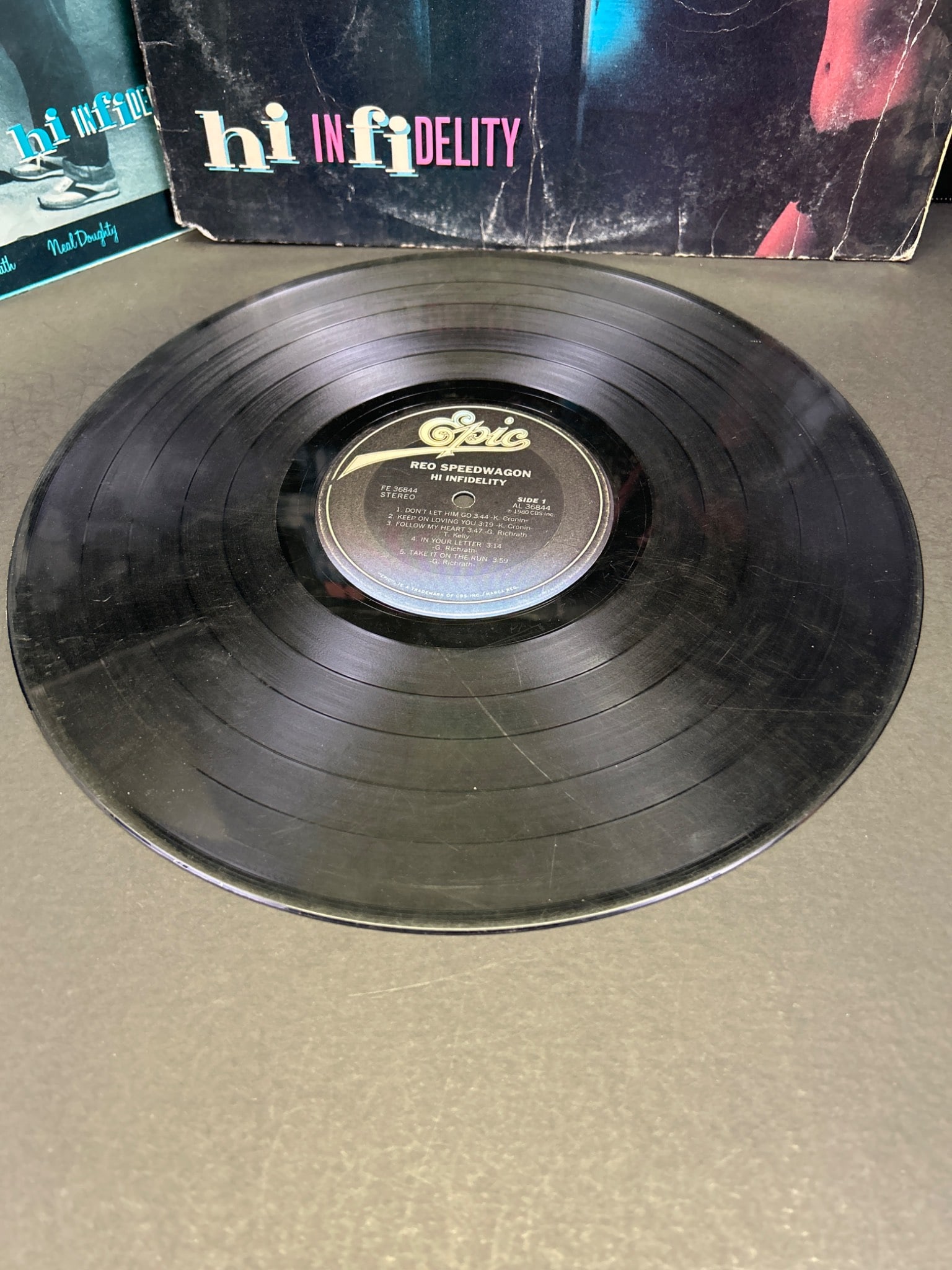 REO Speedwagon Hi Infidelity Vinyl Record with Original Sleeve - 2