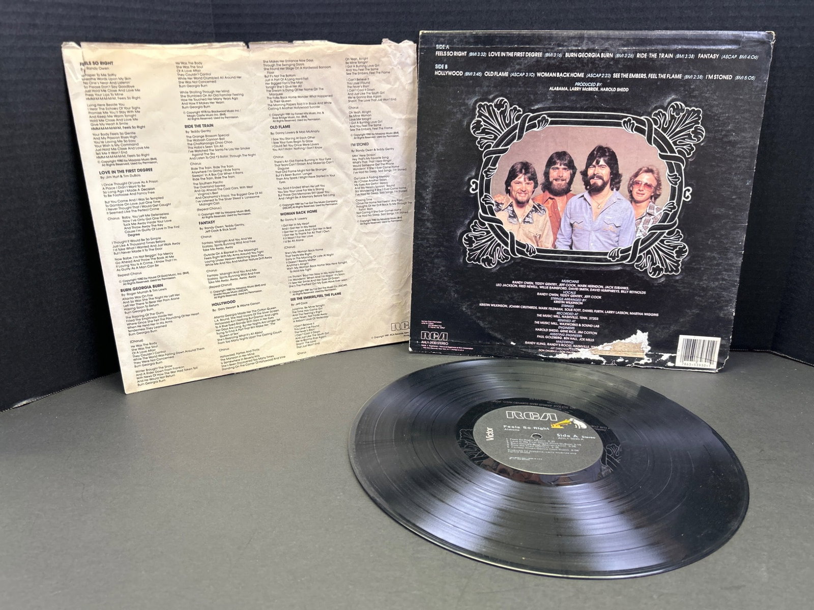 Alabama Vinyl Record with Original Cover and Inserts - 2