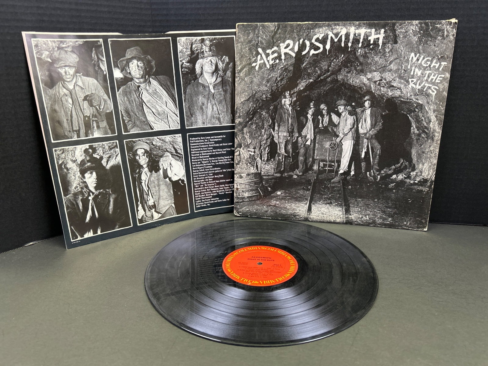 Aerosmith 'Night in the Ruts' Vinyl LP, Columbia JC 36050 (1 of 3)
