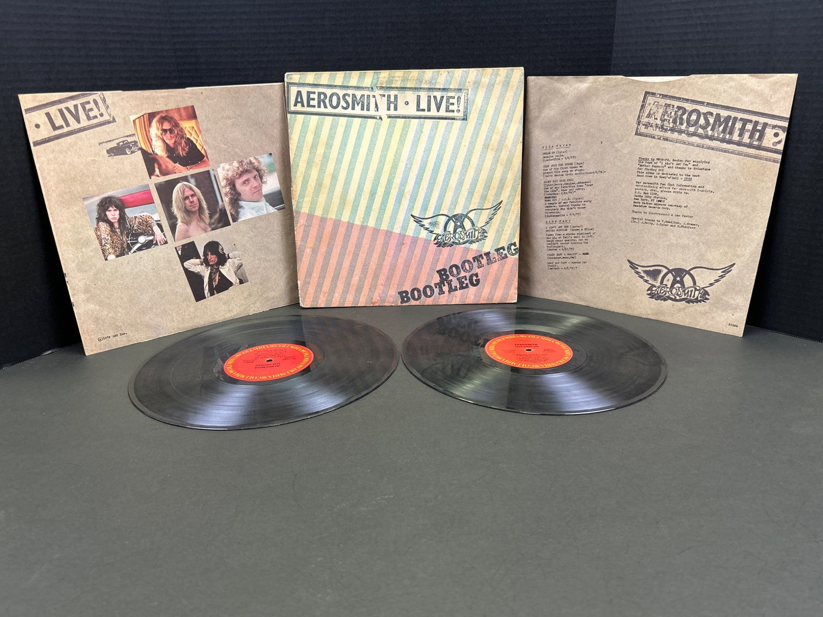 Aerosmith â€˜Live! Bootlegâ€™ 2x Vinyl LP Set With Original Sleeves (1 of 5)