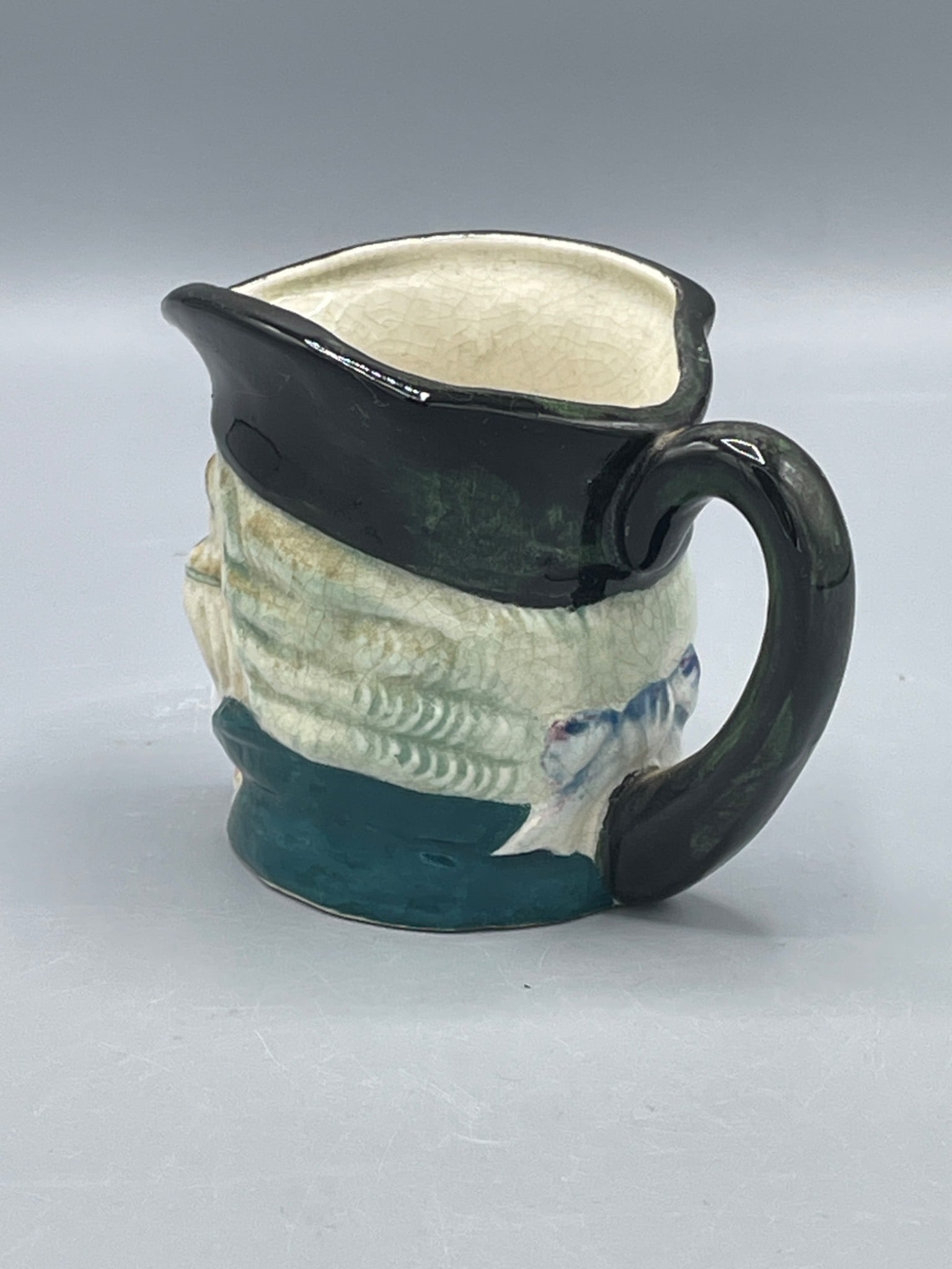 Occupied Japan Ceramic Character Mug with Handle, 5 inches - 2