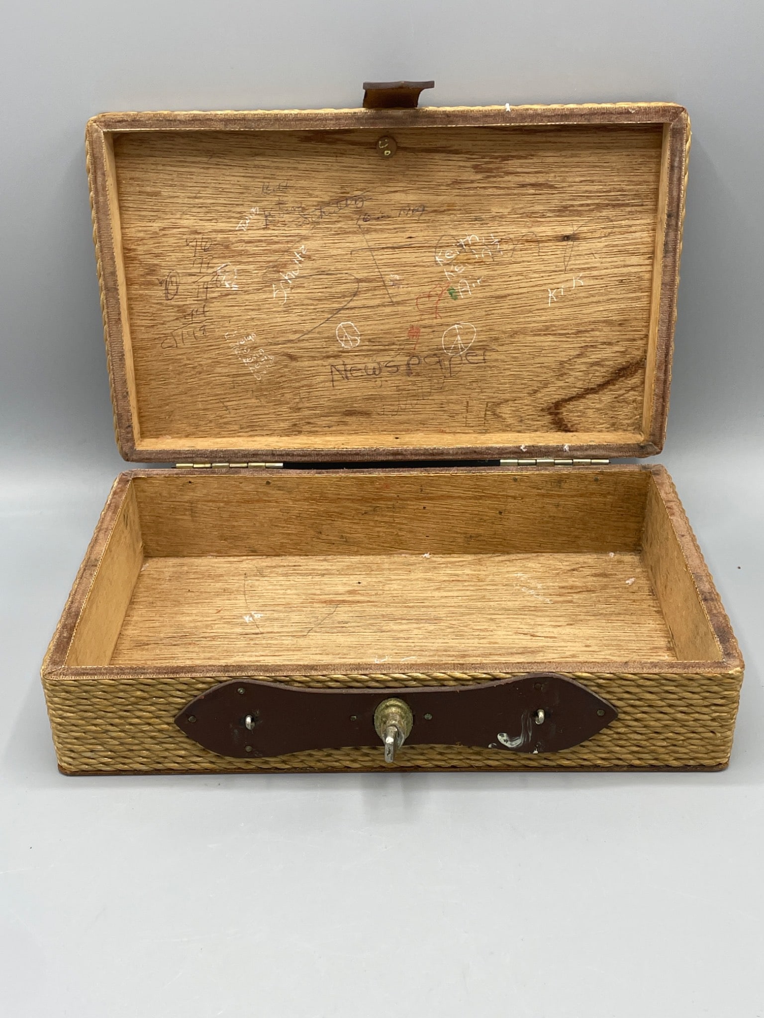 Handmade Wooden Box with Owl Design and Leather Closure - 5