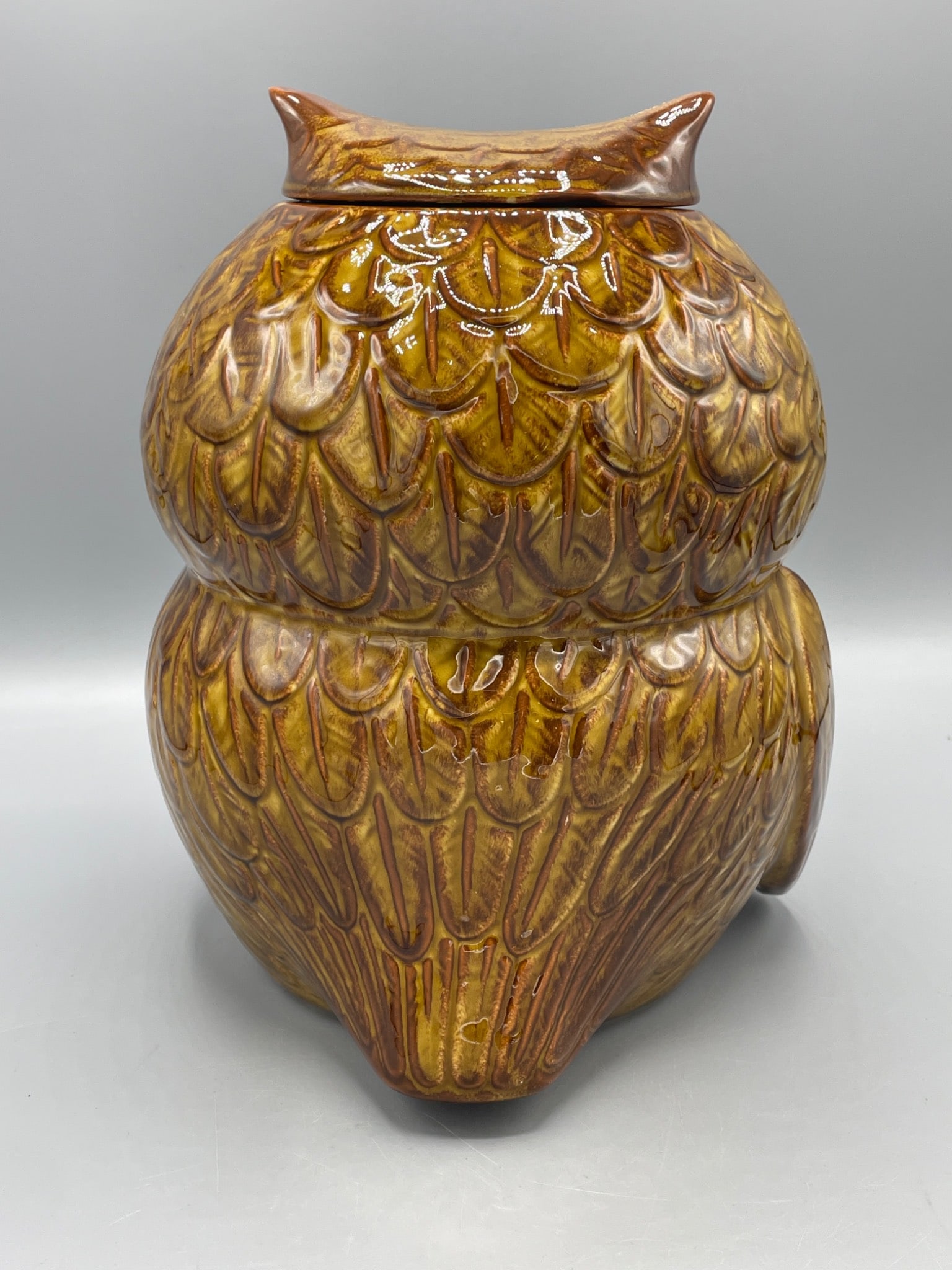 McCoy No. 204 Owl Cookie Jar, USA Manufacture - 3