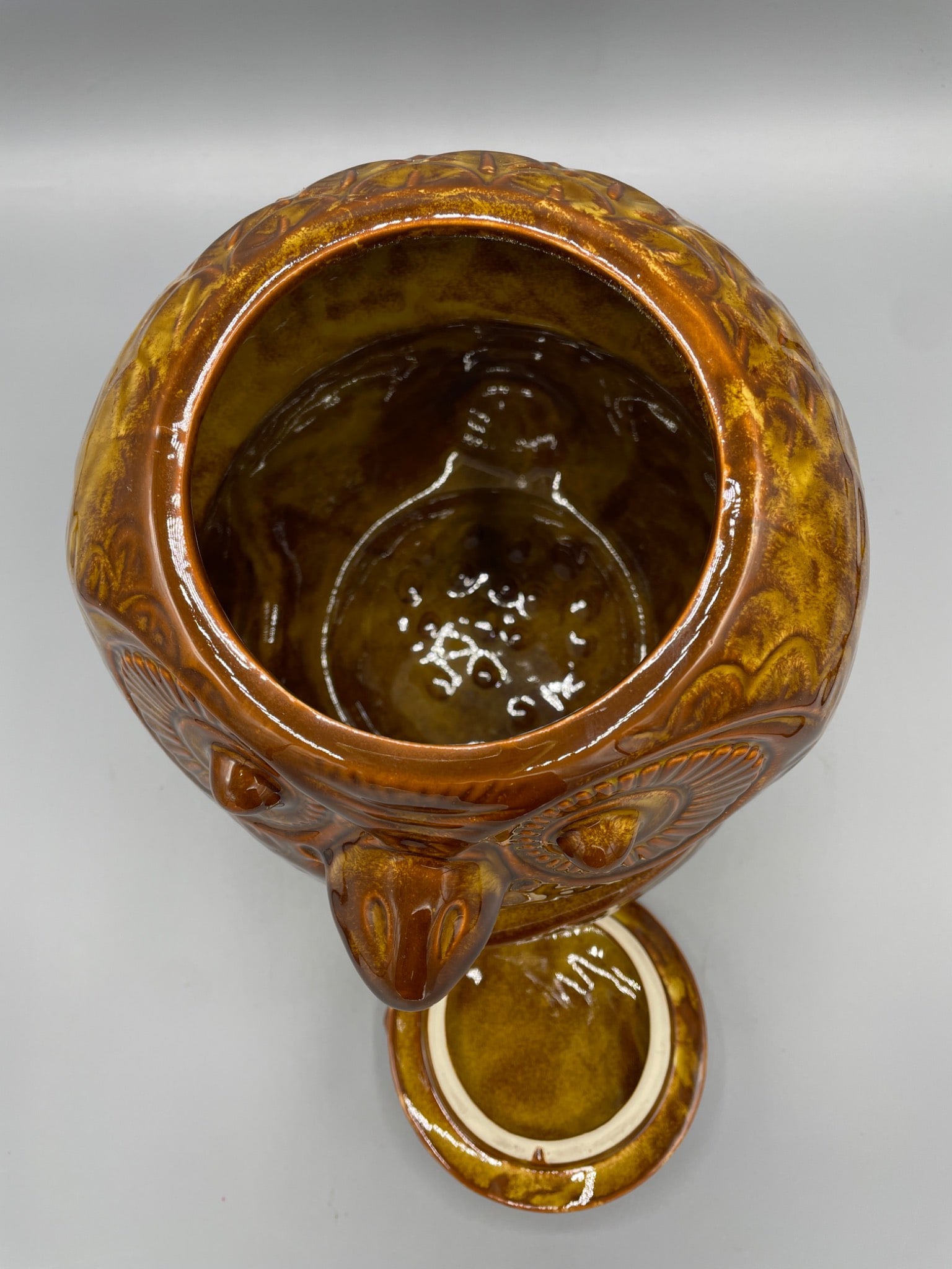 McCoy No. 204 Owl Cookie Jar, USA Manufacture - 5