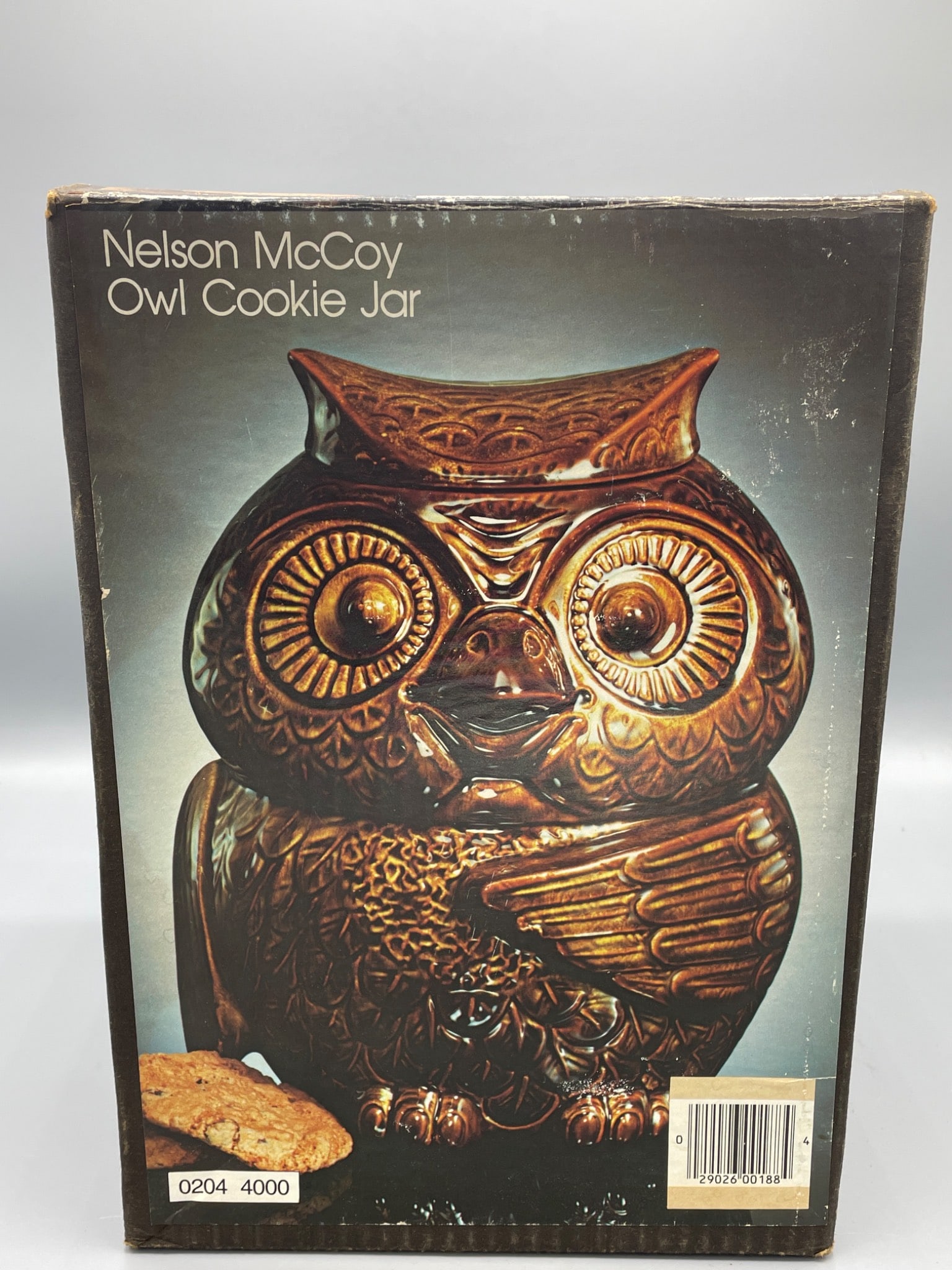 McCoy No. 204 Owl Cookie Jar, USA Manufacture - 9