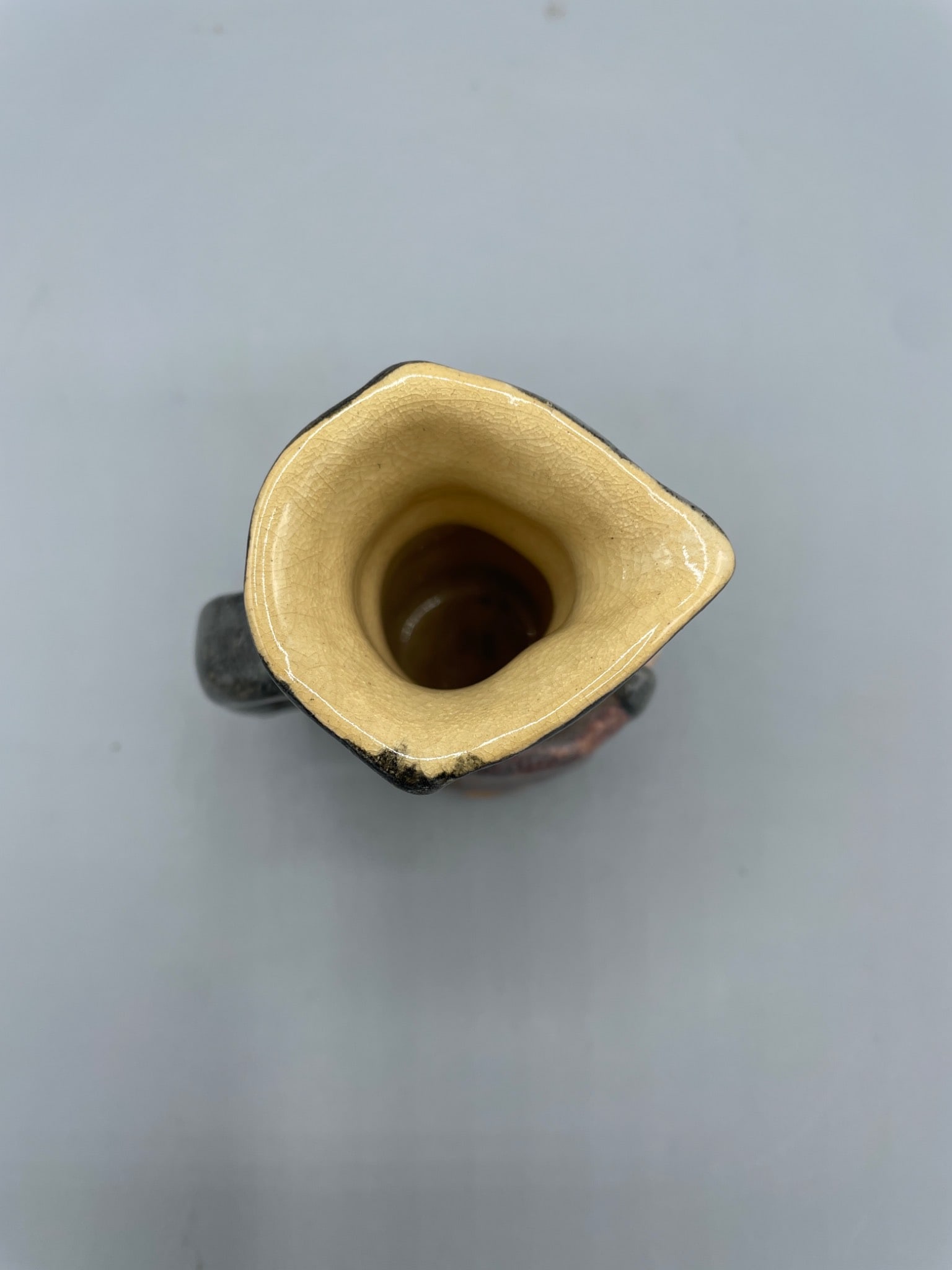 Toby style mug Small Ceramic Figurine of a Man with Tricorn Hat, Marked â€˜MKâ& - 4