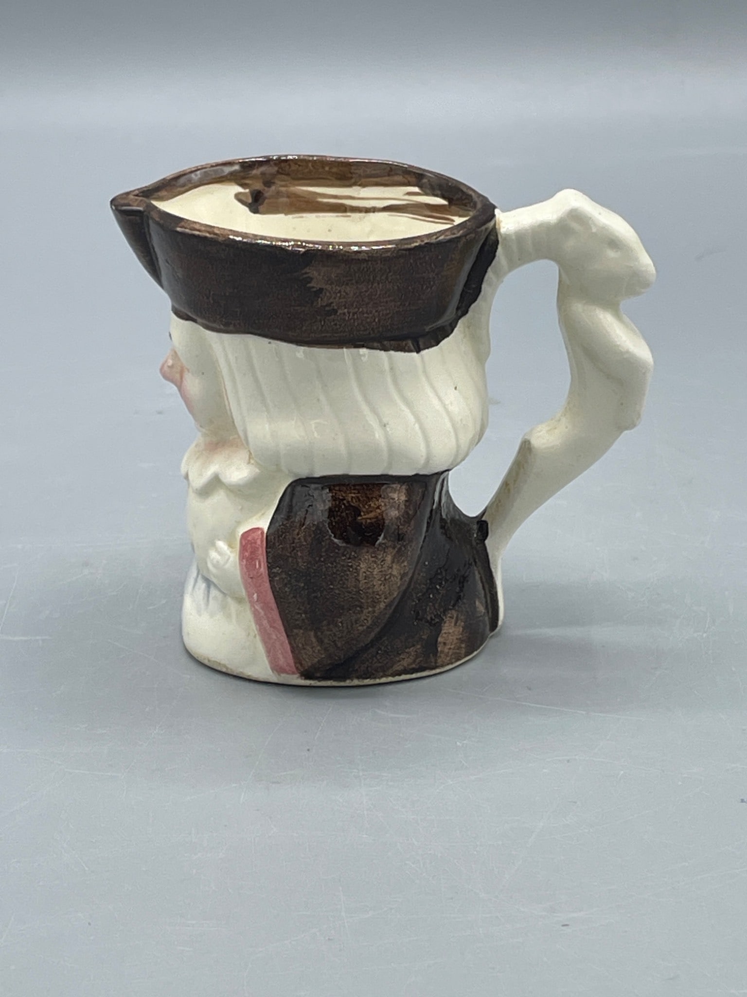 Small Ceramic Figural Toby Jug with Japan Marking - 2
