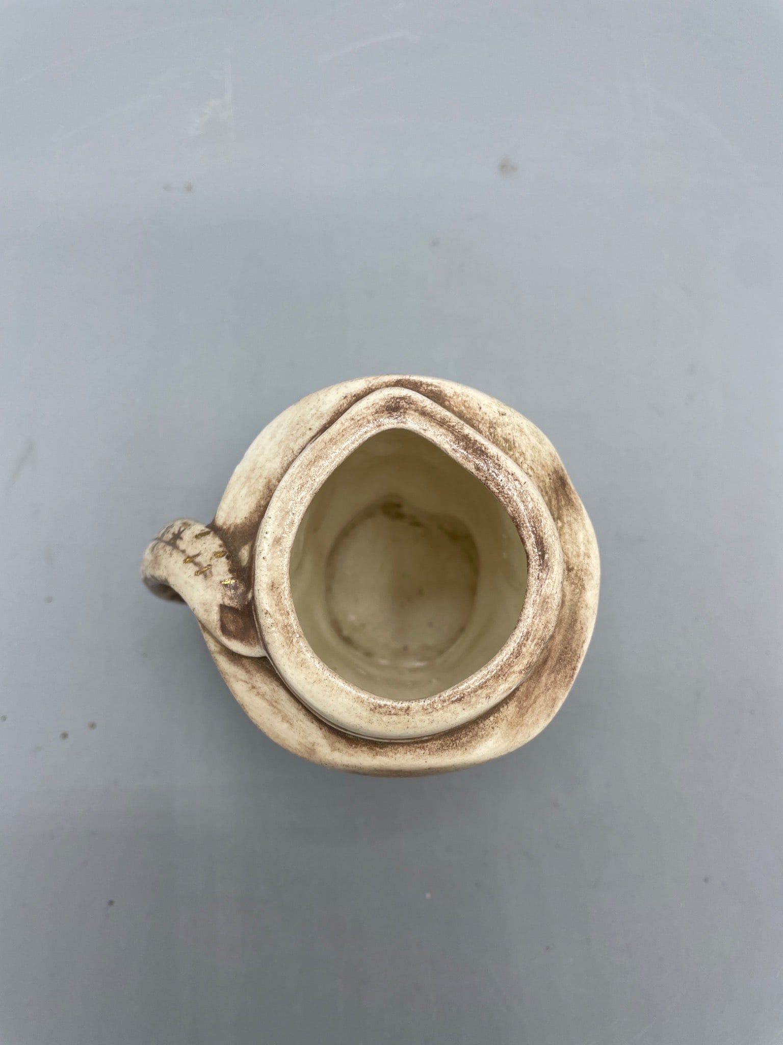 Toby style mug Sally Bush Ceramic Figural Mug With Handle, Signed Base - 4