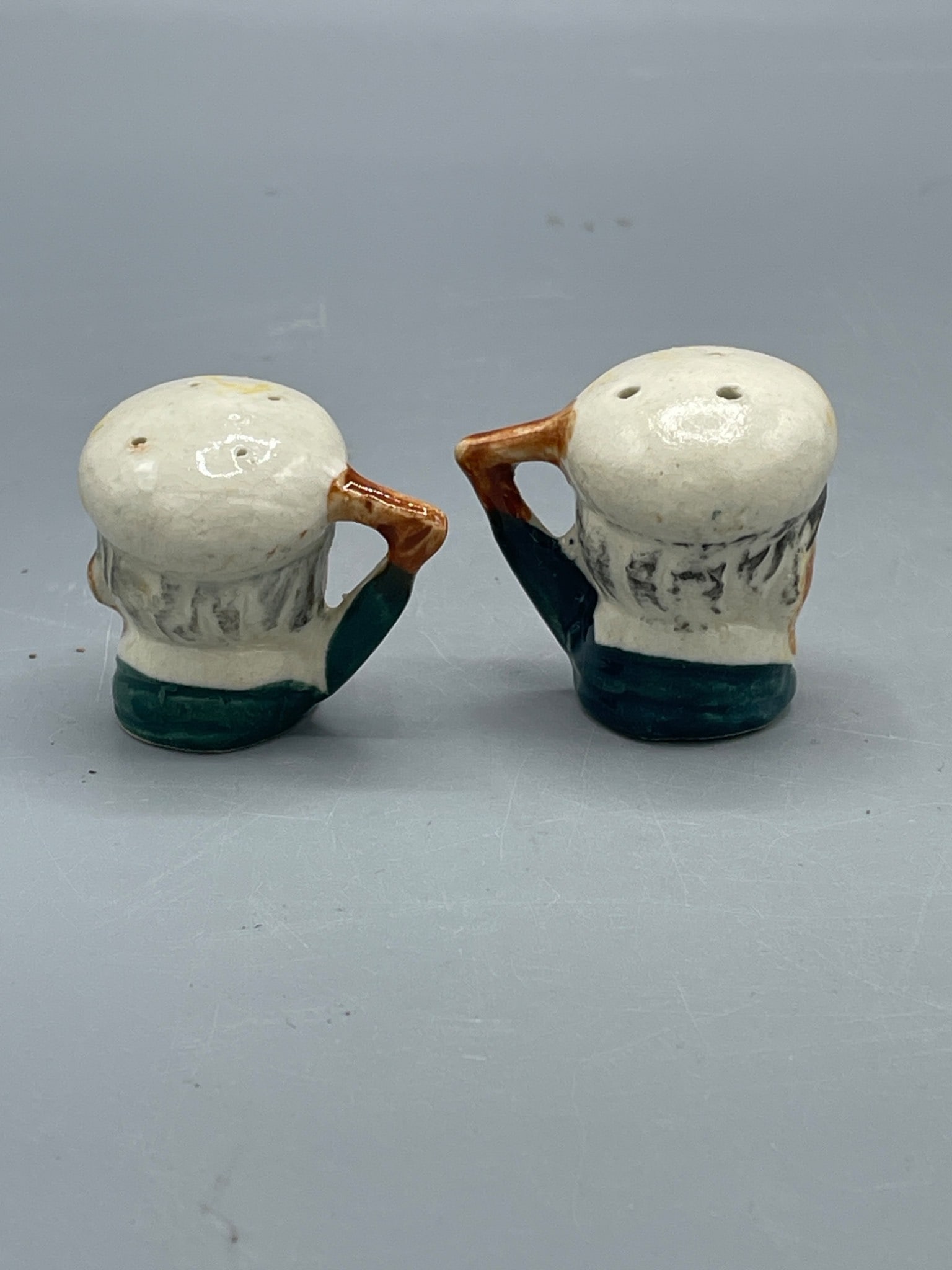 Hand-Painted Ceramic Sailor Salt and Pepper Shakers, Made in Japan - 2