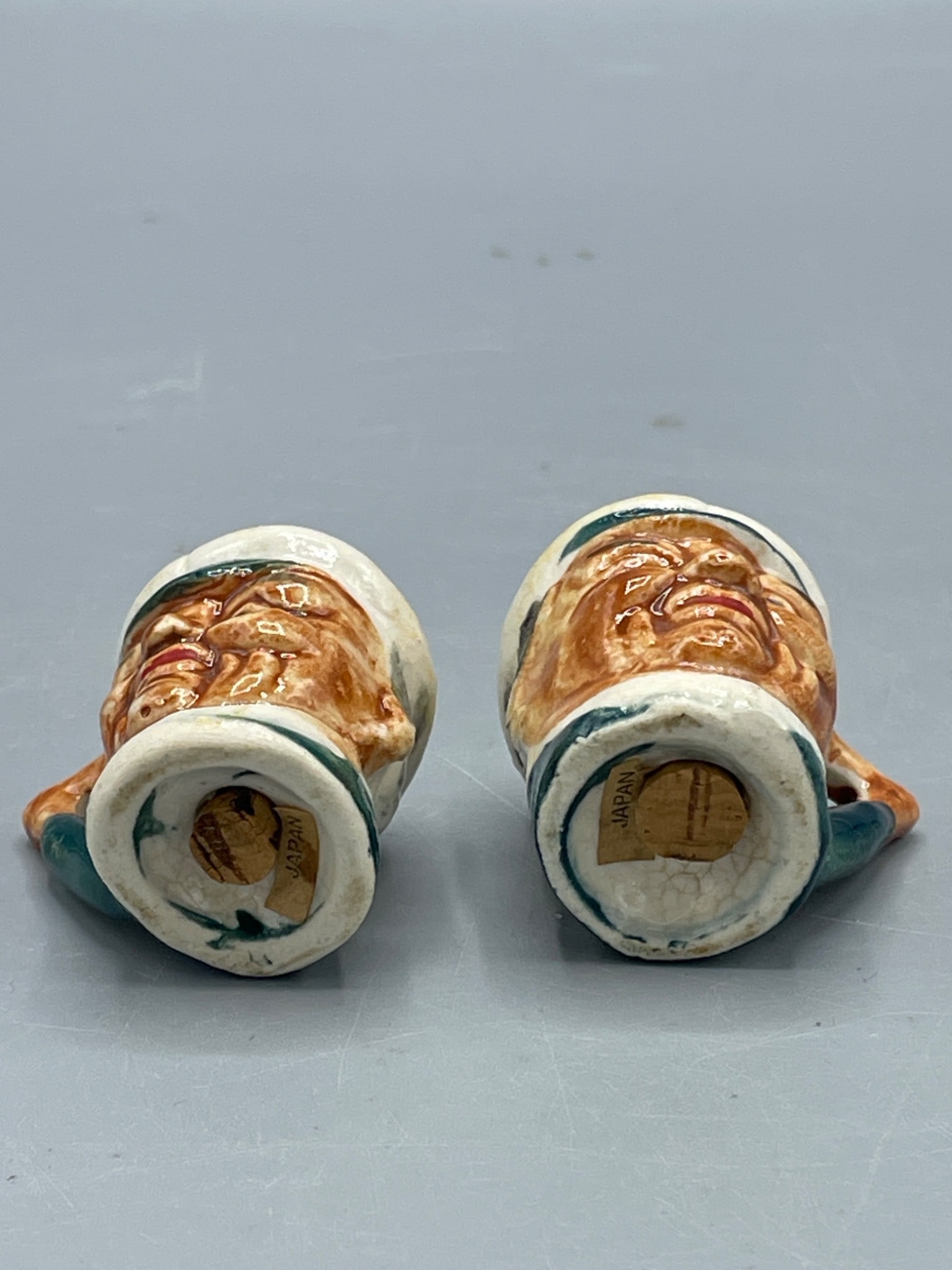 Hand-Painted Ceramic Sailor Salt and Pepper Shakers, Made in Japan - 4
