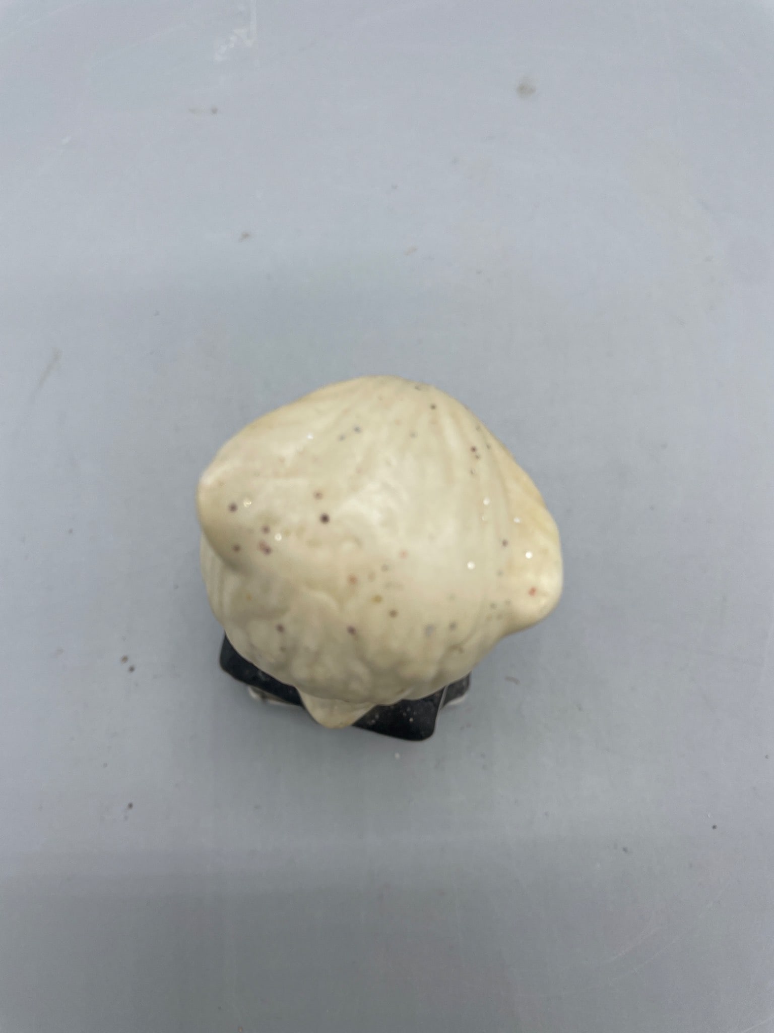Ceramic Owl Figurine Labeled 'Weather Owl' with Base Opening - 4