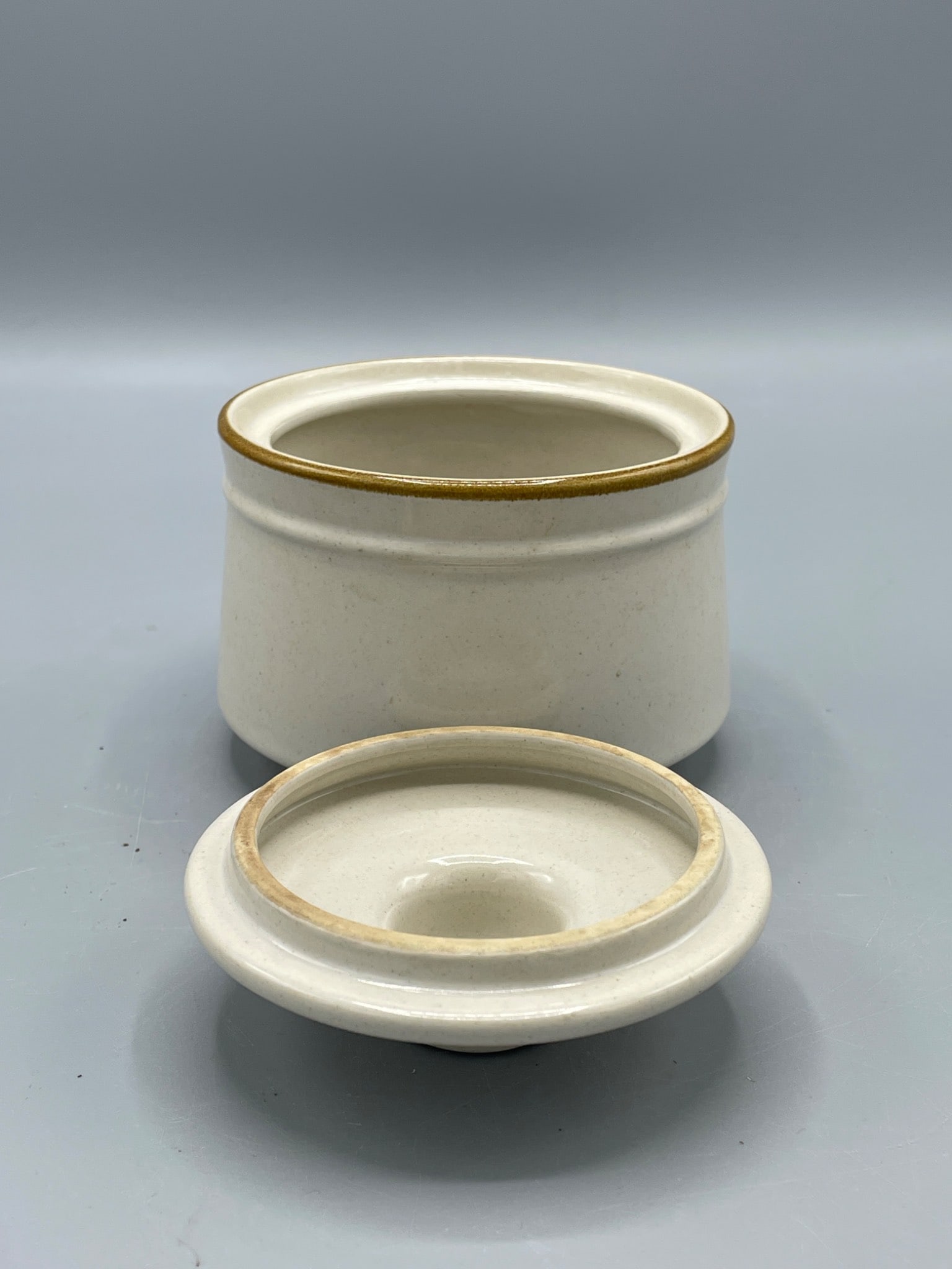 Stoneware By Excel Lidded Ceramic Container - Made In Japan - 2