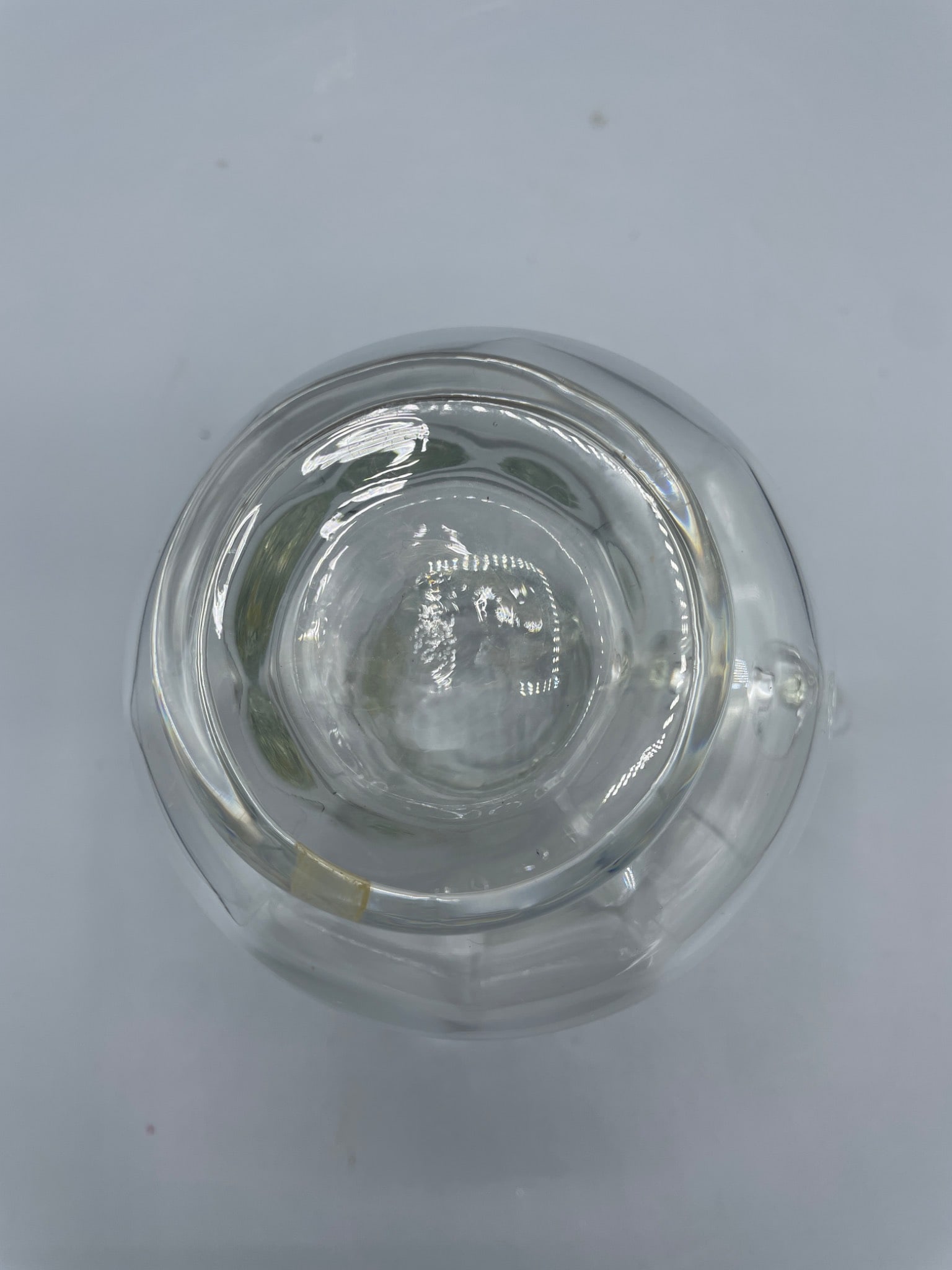 Clear Glass Pitcher with Handle and Spout, Approx. 6 Inches Tall - 3
