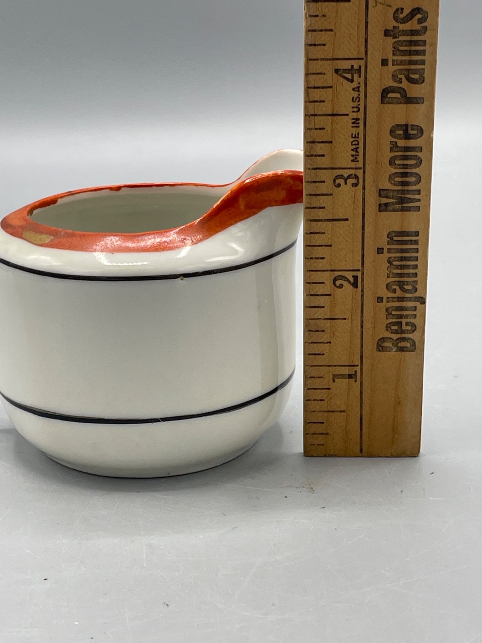 Ceramic Creamer With Hand-Painted Landscape Design - 5