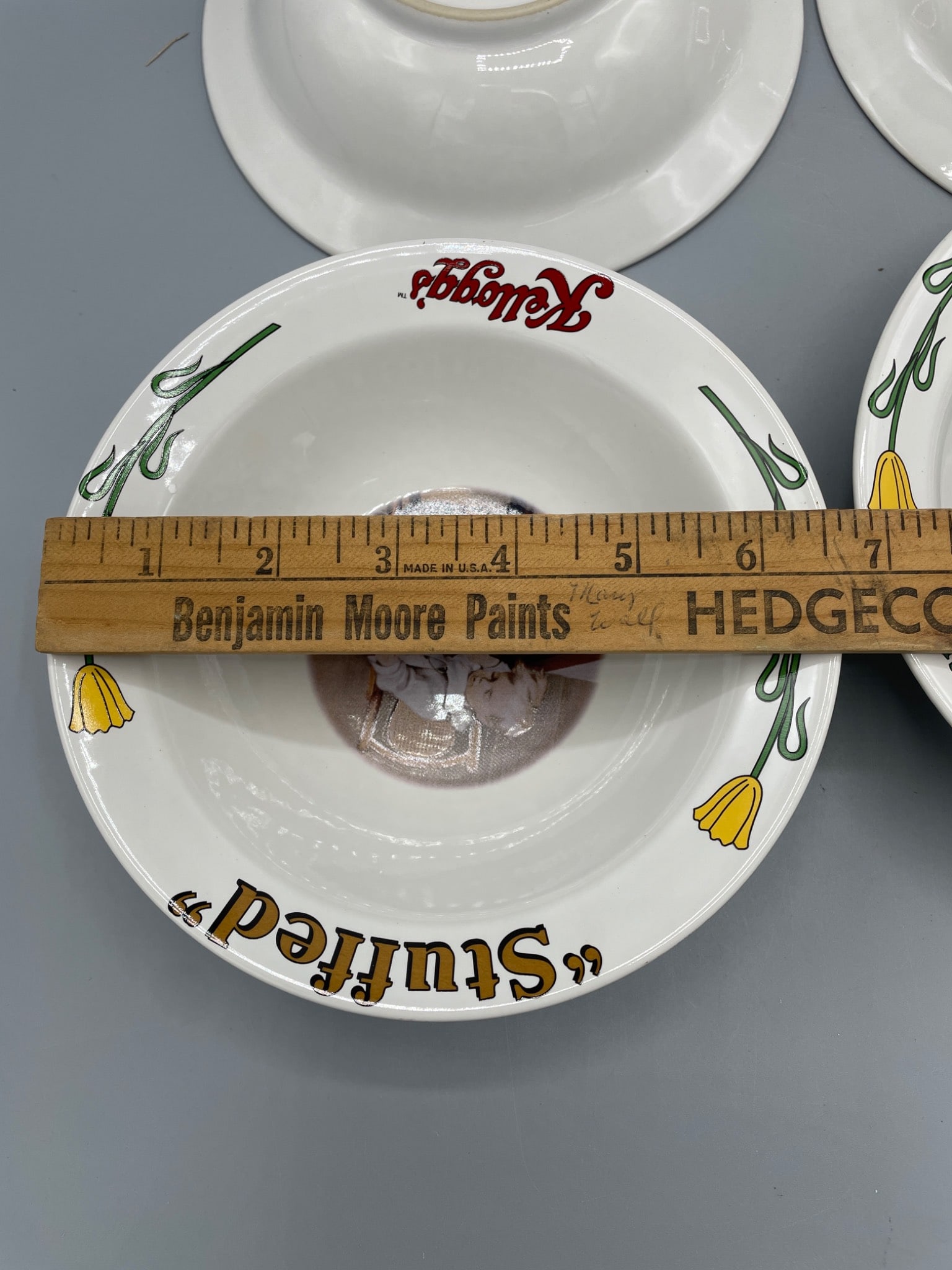 4 Kellogg's Collector Bowls, 1996, Series Featuring Vintage Ads - 11