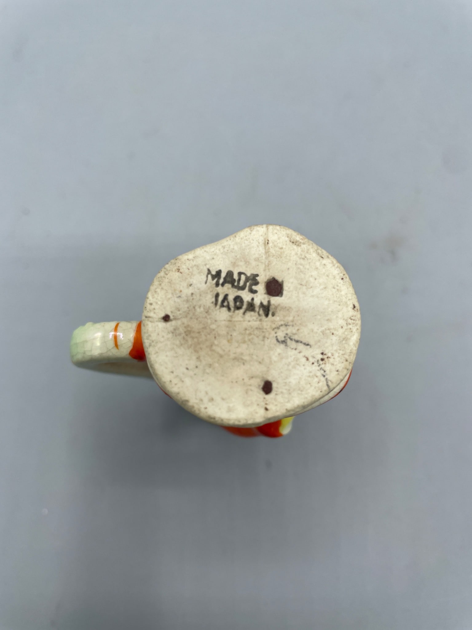 Ceramic Pitcher Figure Marked 'Made in Japan,' Approximately 3 Inches Tall - 5