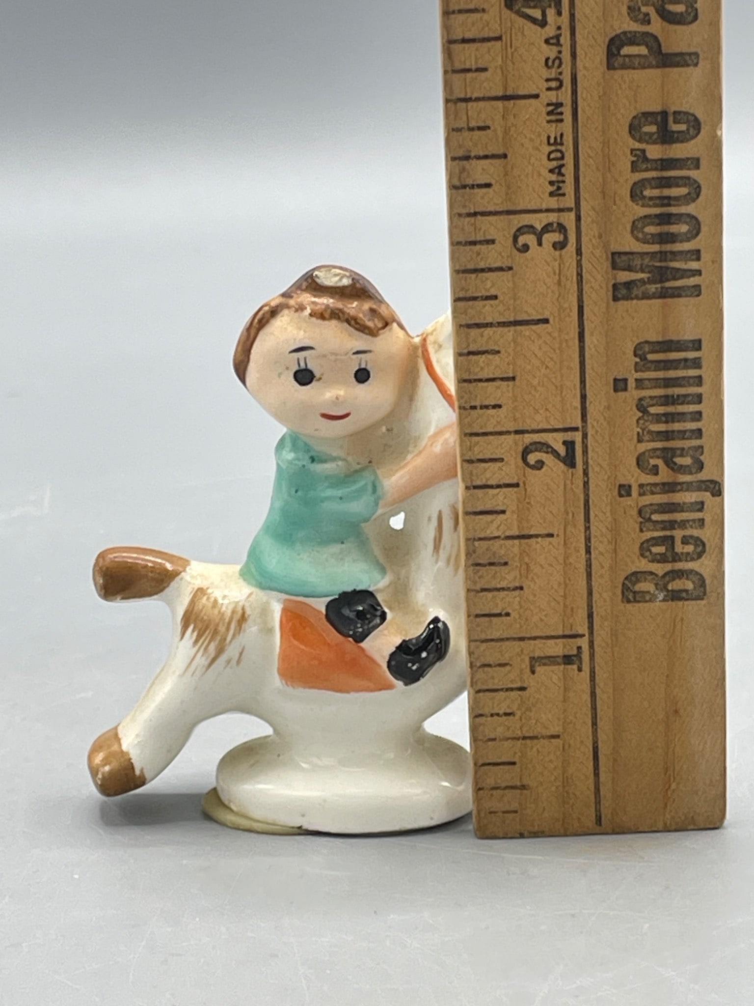 Hand-Painted Ceramic Figurine of Rider on Horseback - 4