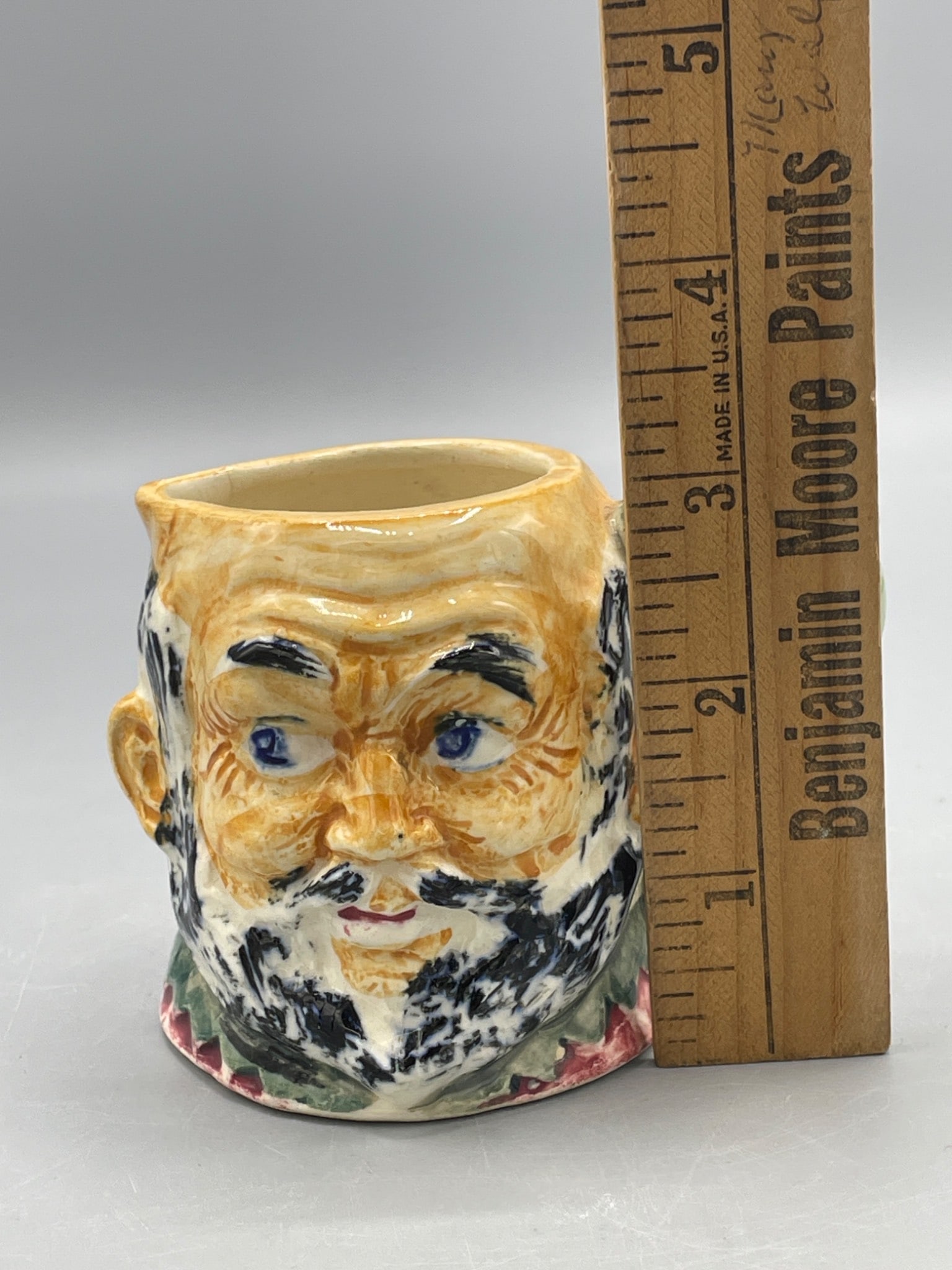 Ceramic Toby style mugÂ with E.W. Mark, Made in Occupied Japan, 1940s - 5