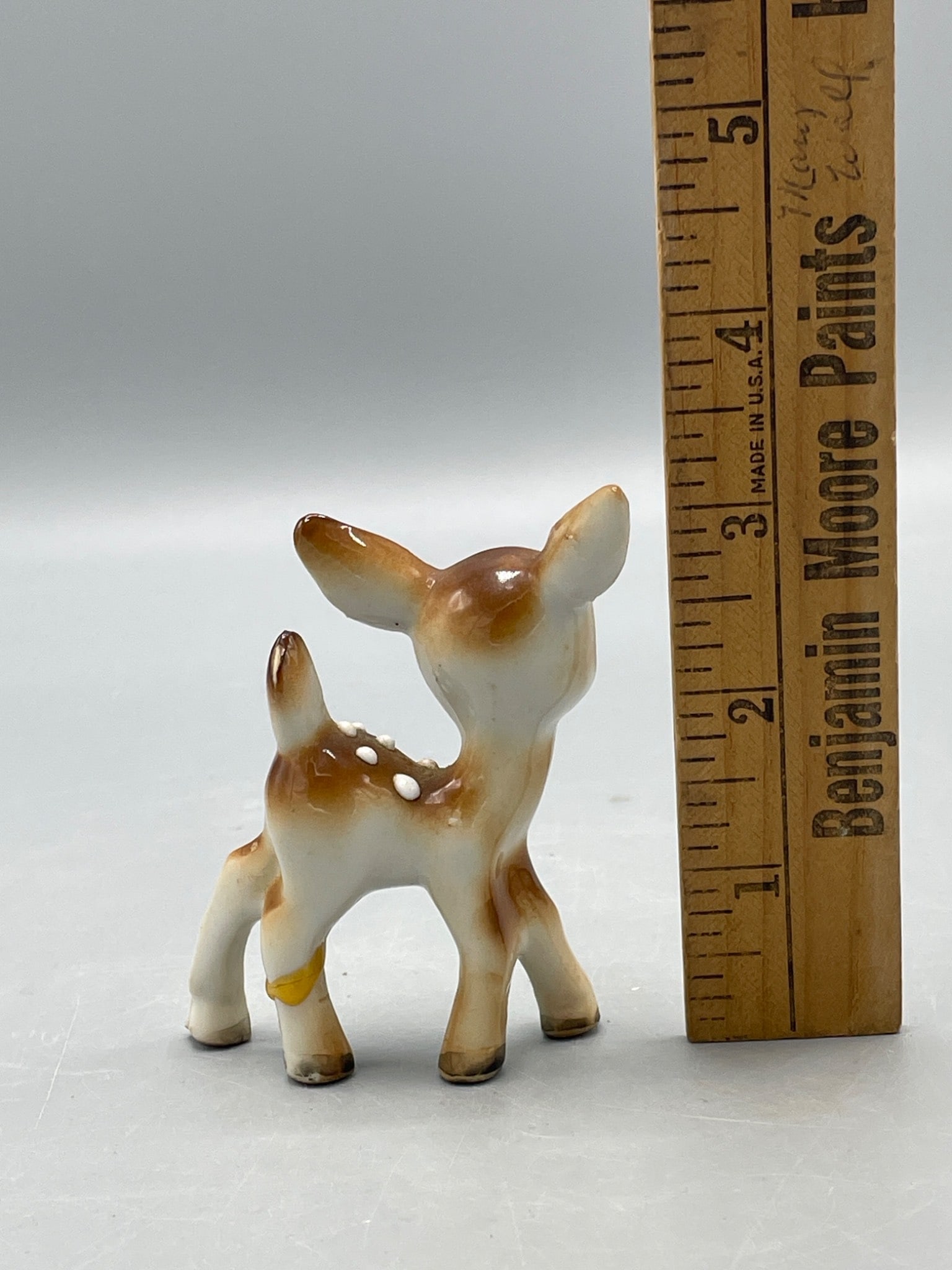 Small Ceramic Deer Figurine with Hand-Painted Details - 4