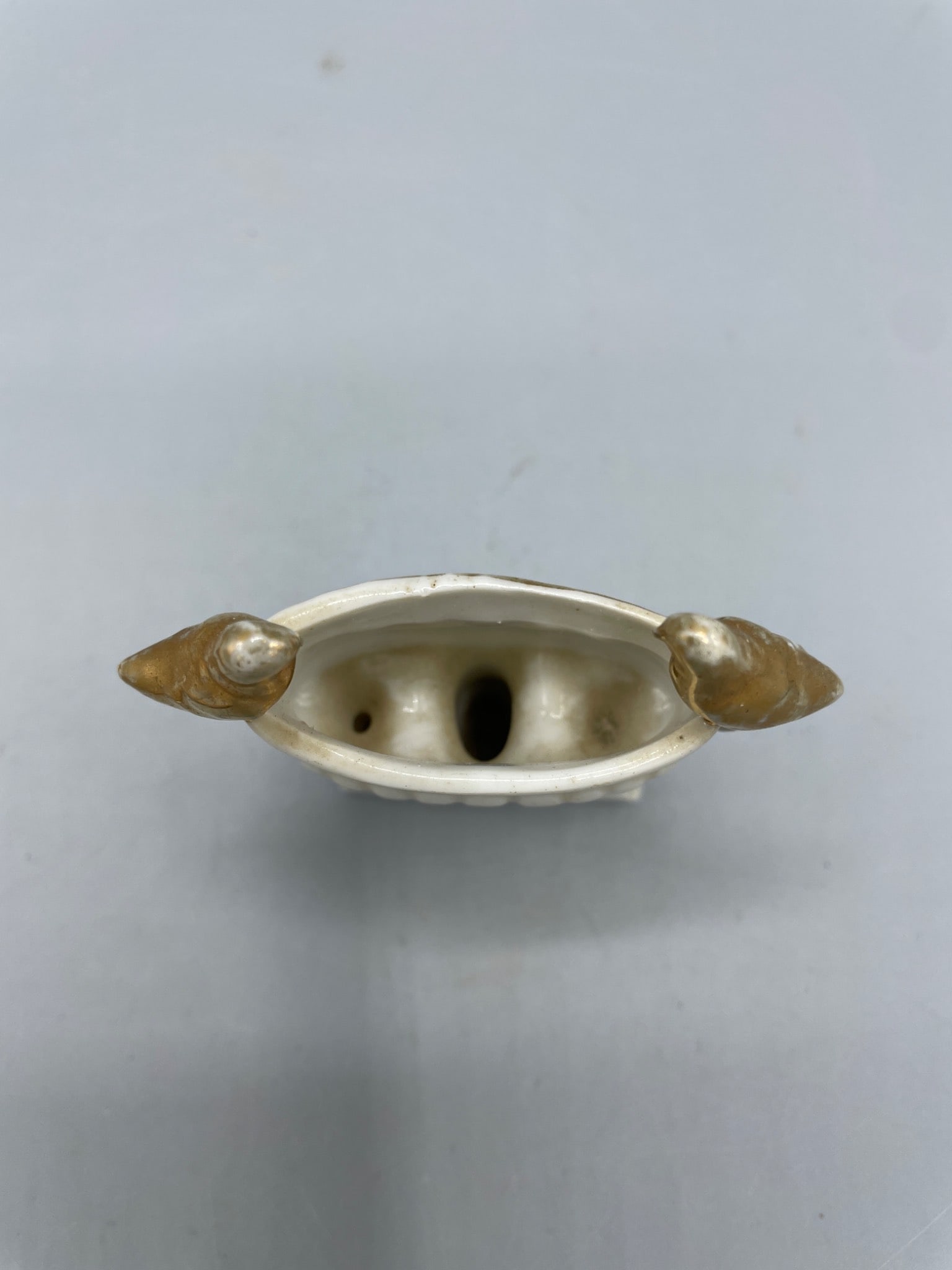 Porcelain Vase with Gold Parrot Handles Marked 'Japan' - 3