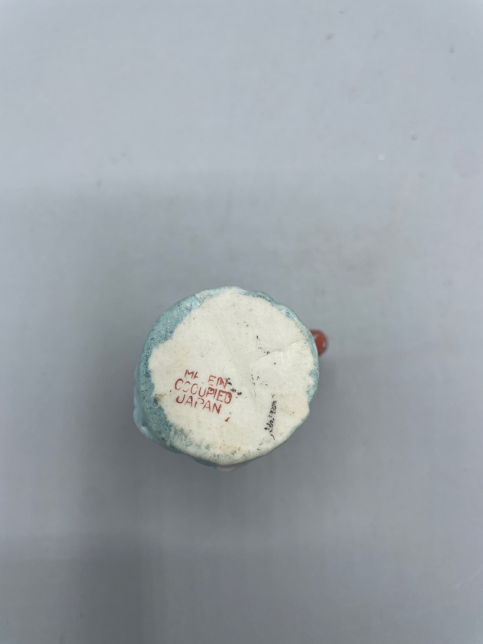 Small Porcelain Figurine Creamer with Hand-Painted Design, Marked 'Made in Japan' - 5