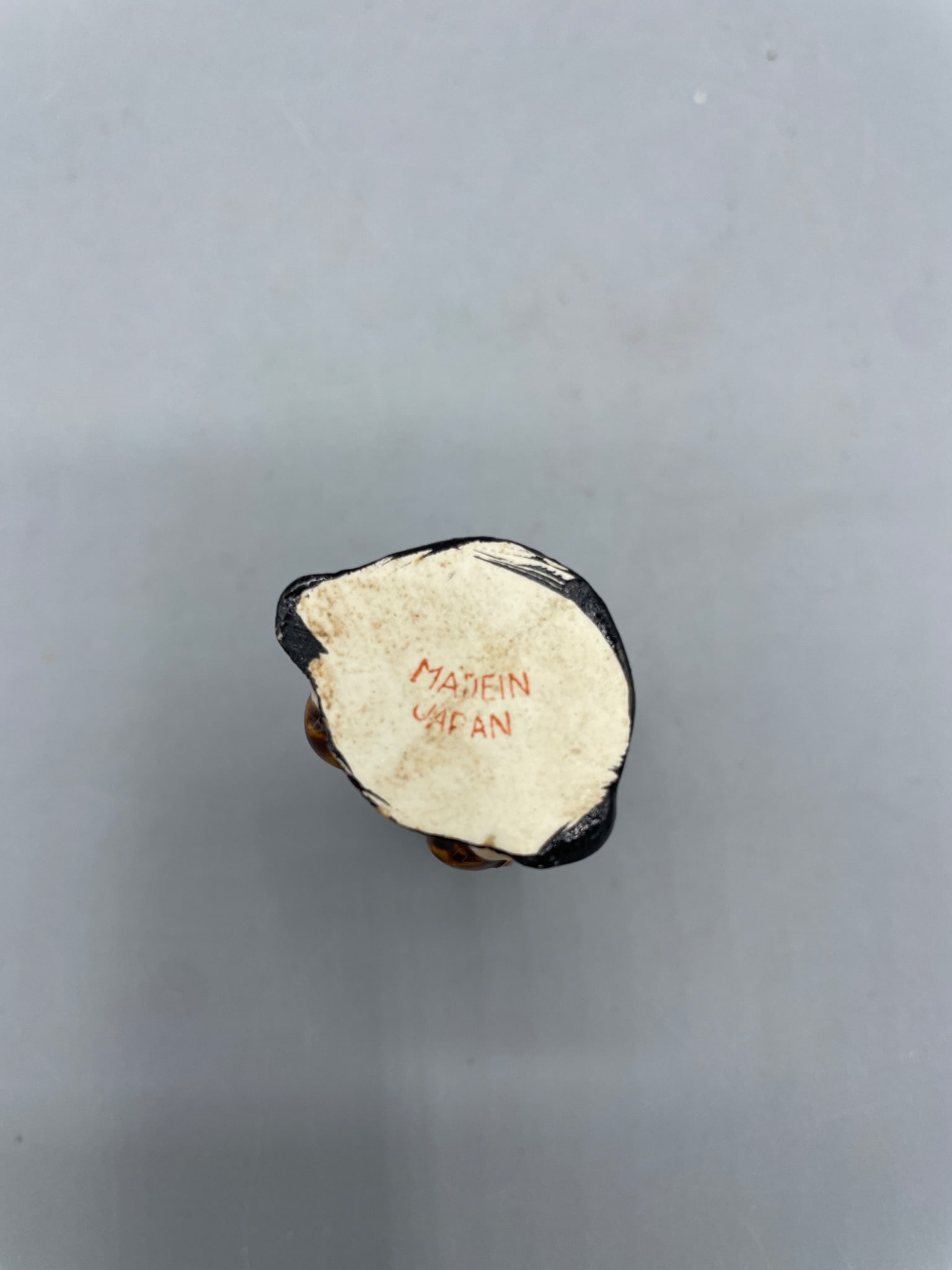 Hand-Painted Ceramic Miniature Pitcher, Marked 'Made in Japan' - 5