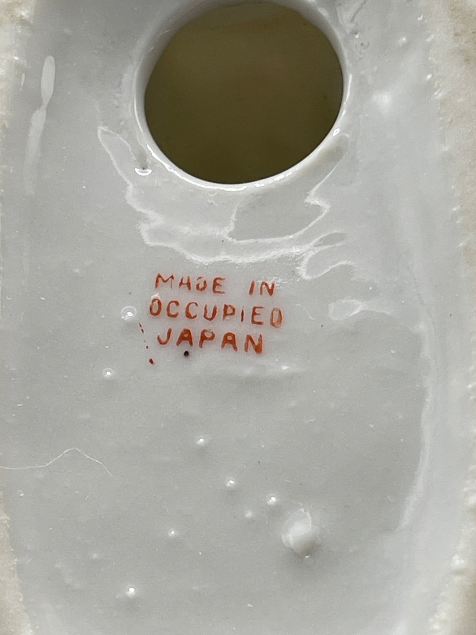 Porcelain Figurine With 'Made in Occupied Japan' Marking - 4