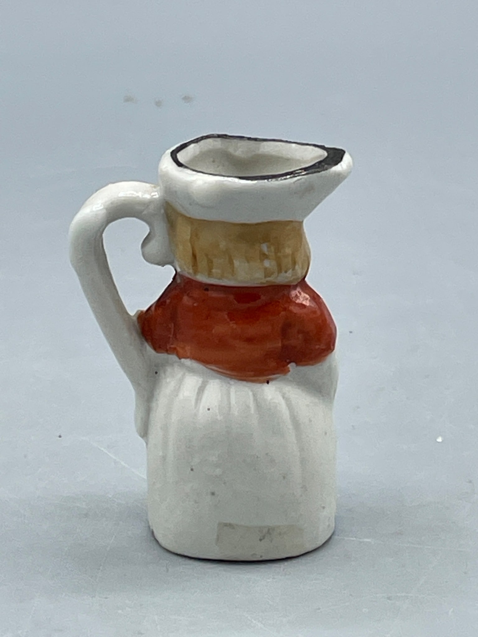 Small Ceramic Pitcher with Figurative Design, Marked Japan - 2