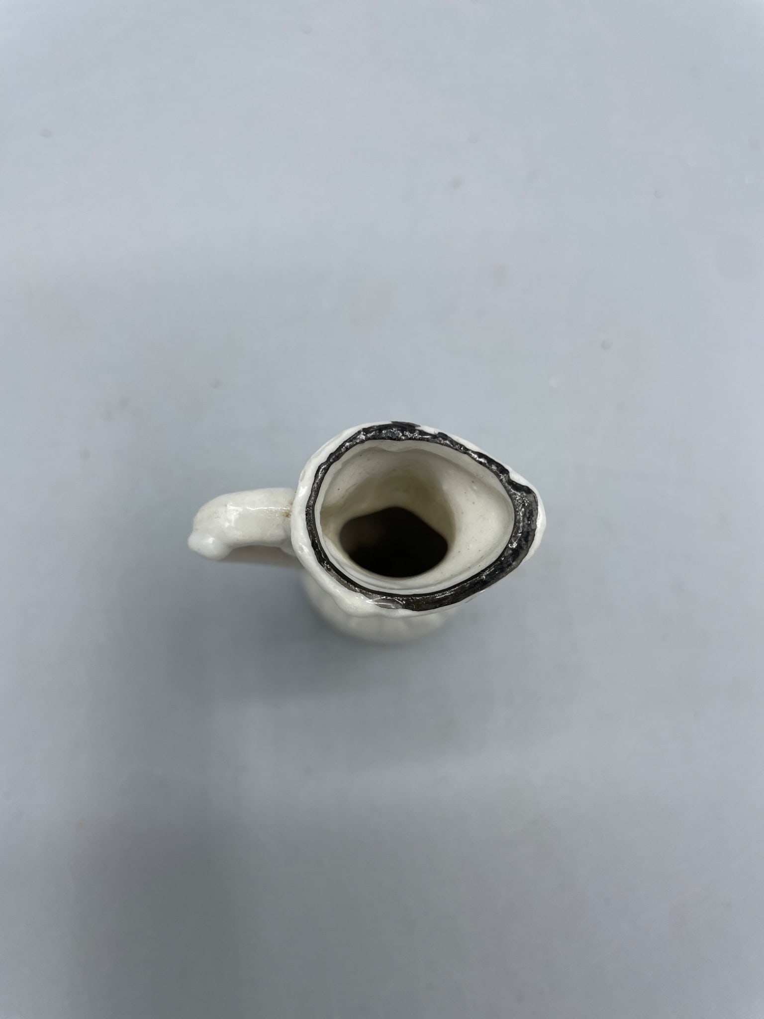 Small Ceramic Pitcher with Figurative Design, Marked Japan - 3