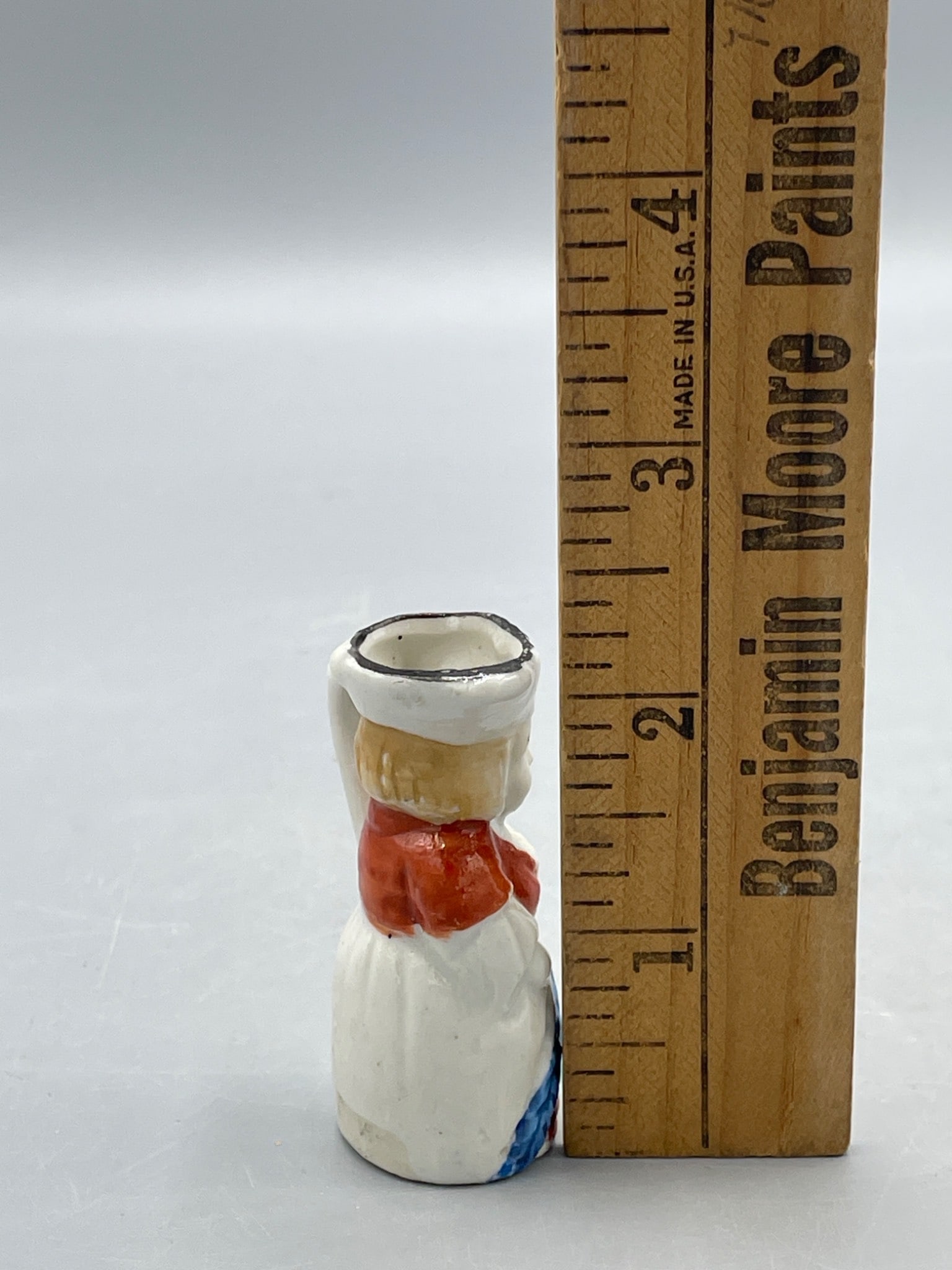 Small Ceramic Pitcher with Figurative Design, Marked Japan - 5