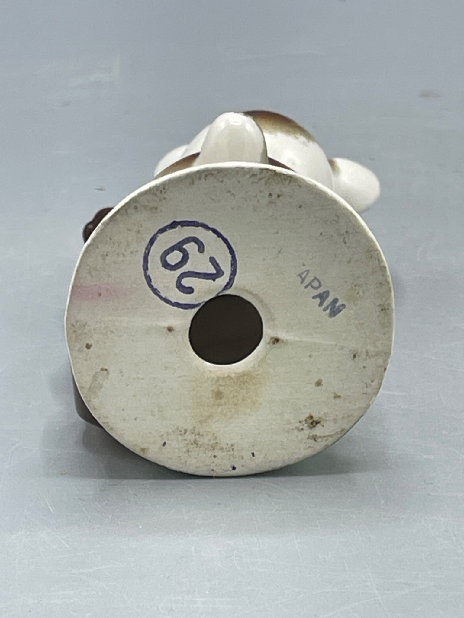 Small Ceramic Figurine of Bunny with Cello, Marked 'Japan' - 3