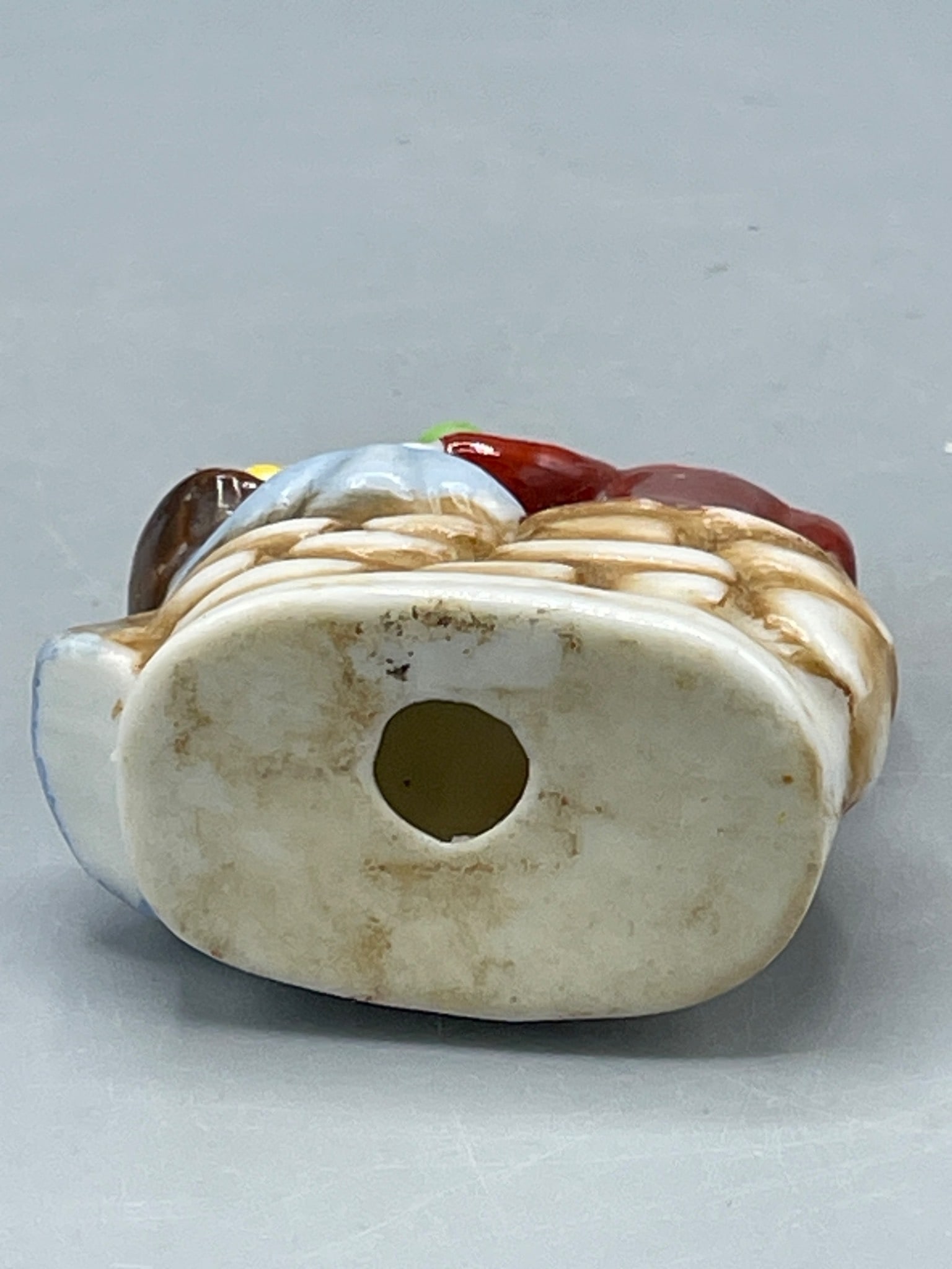 Porcelain Figural Couple Sitting On Stone Bench - 3
