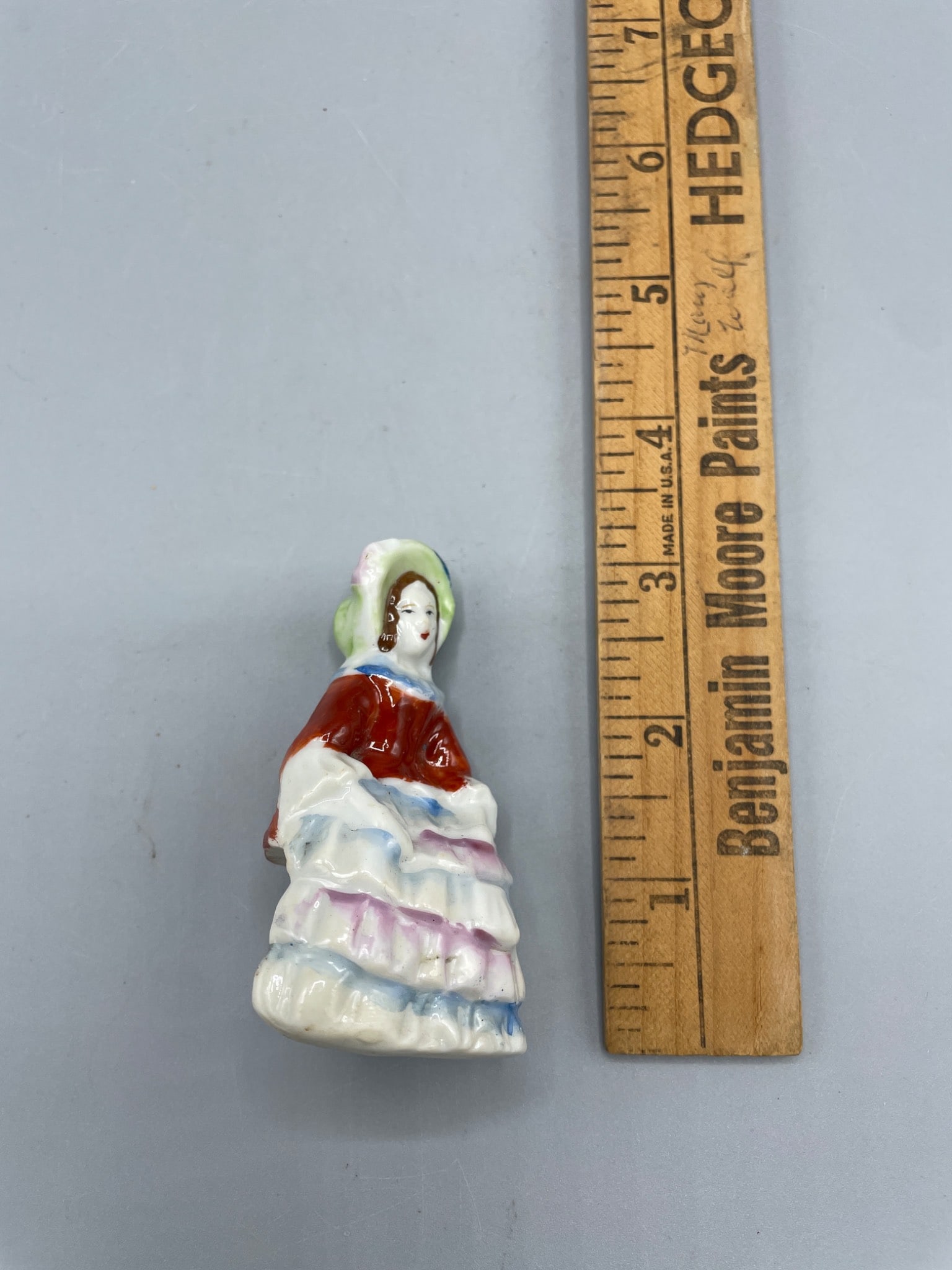 Porcelain Figurine with Marking 'Made in Japan', Designed to Sit on Shelf - 5