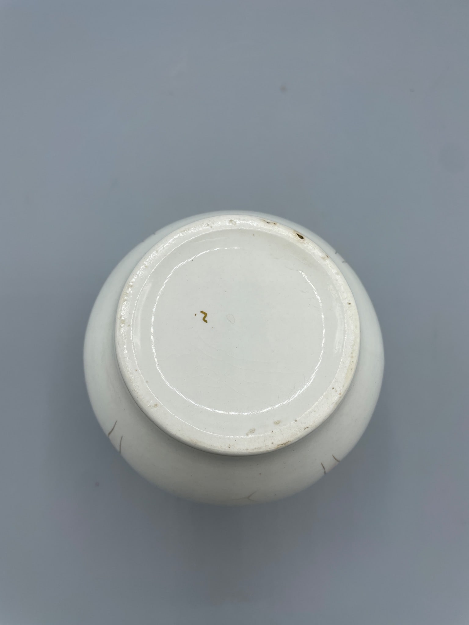Porcelain Vase With Floral Design and Gold Detailing, Approx. 6 Inches Tall - 4